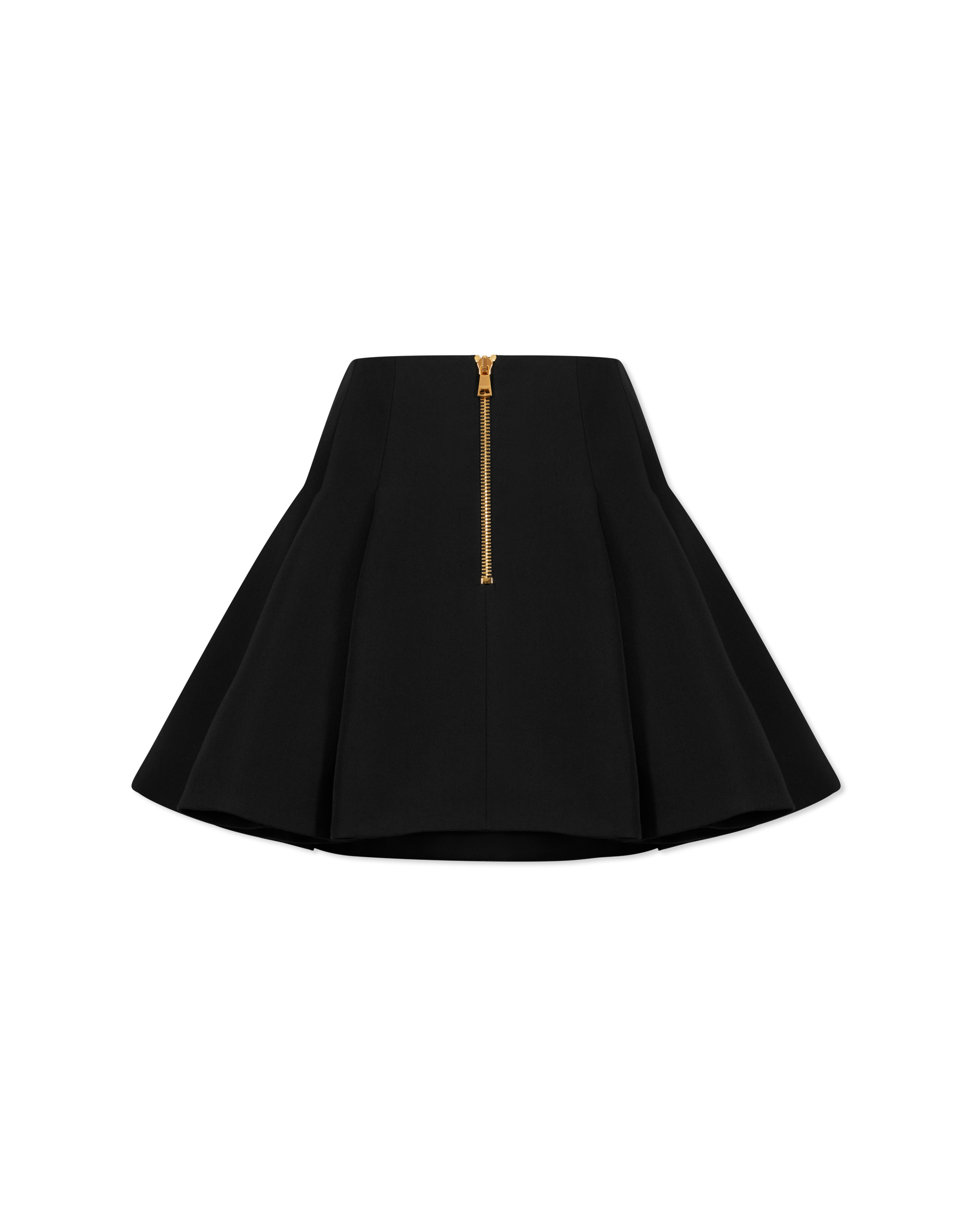 Grain De Poudre Pleated Mini Skirt - DIHSAN