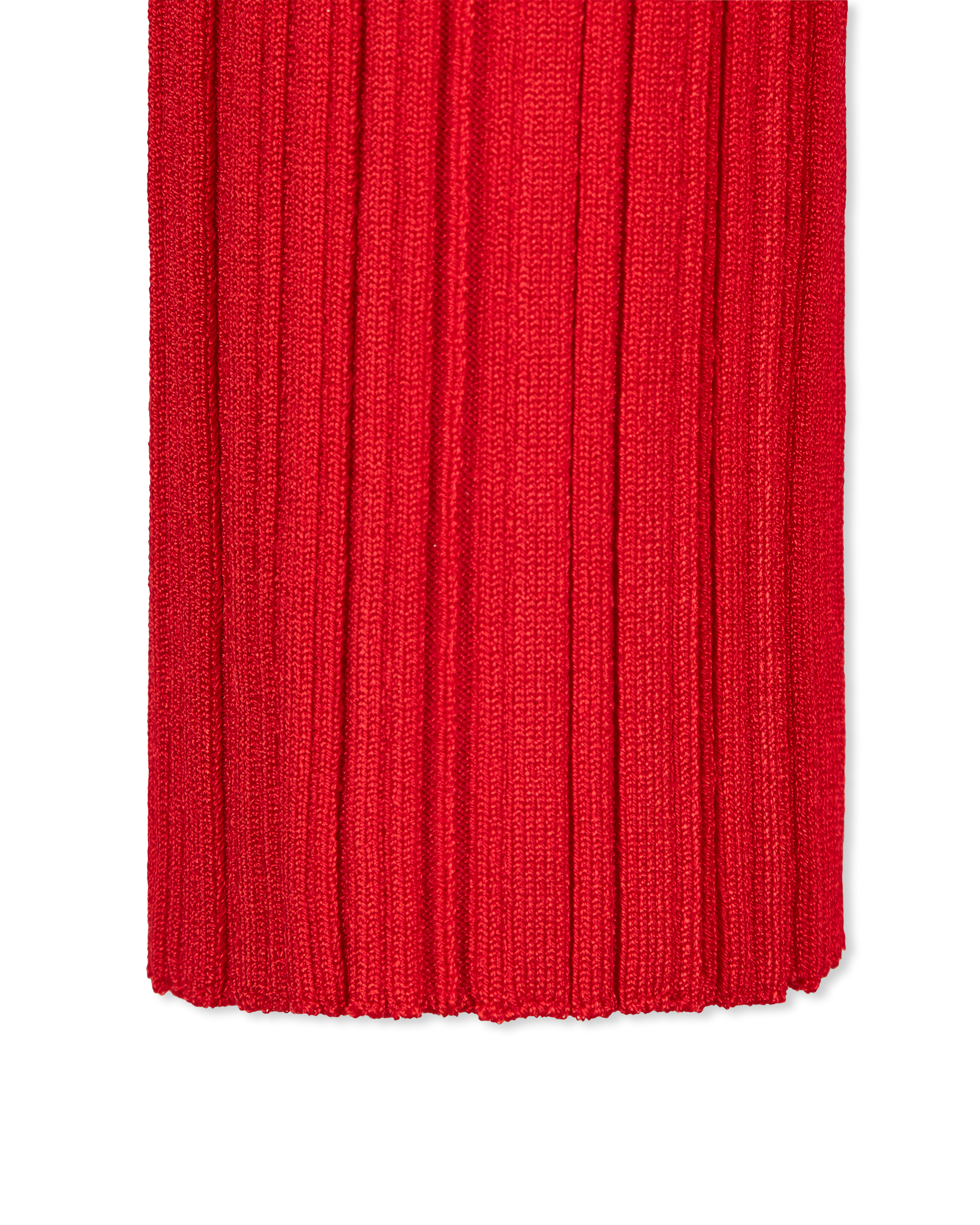 Criss Cross Pleated Knit Maxi Dress - DIHSAN