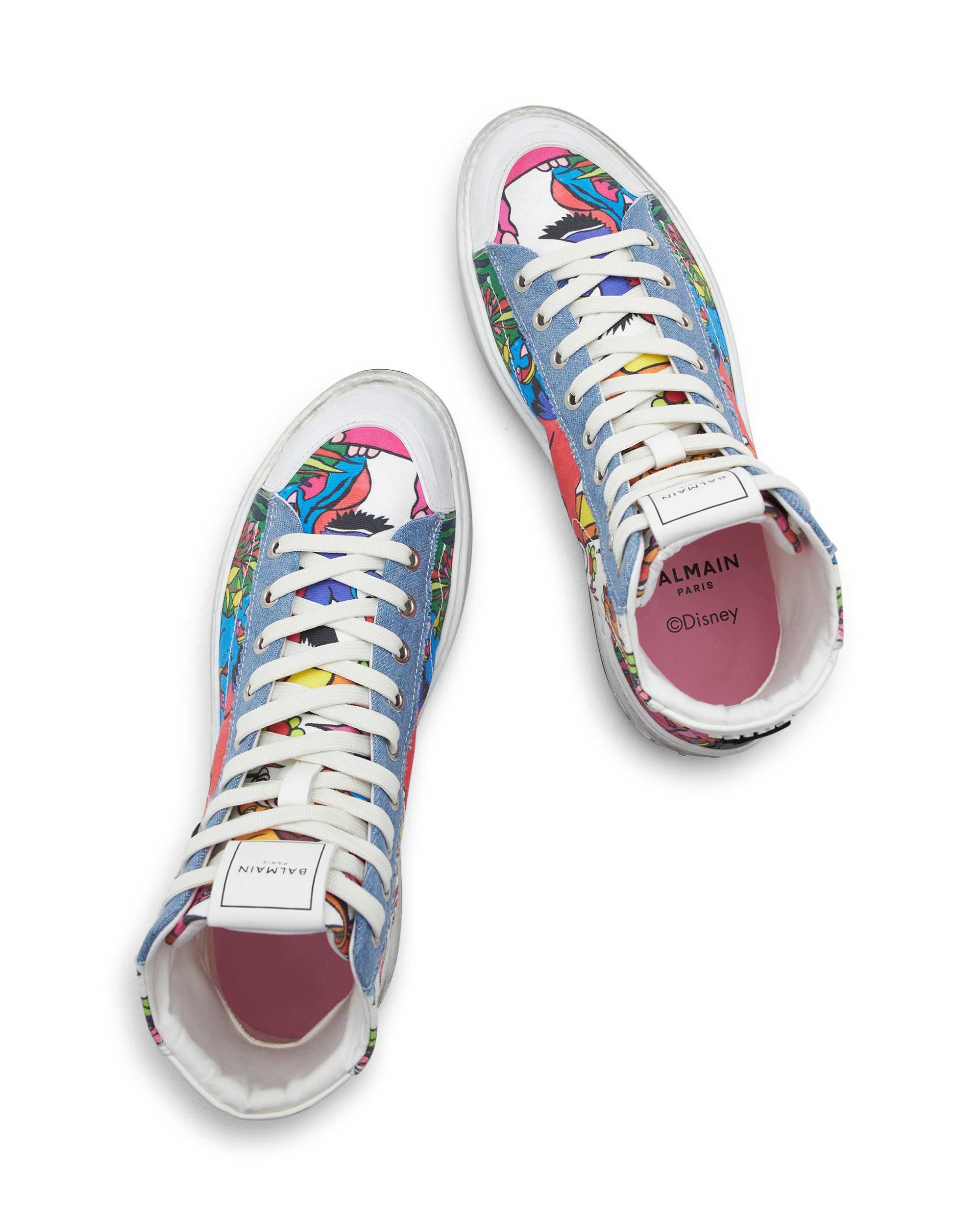 The Lion King B-Court Enfant Précoce Printed High Top Trainers - DIHSAN