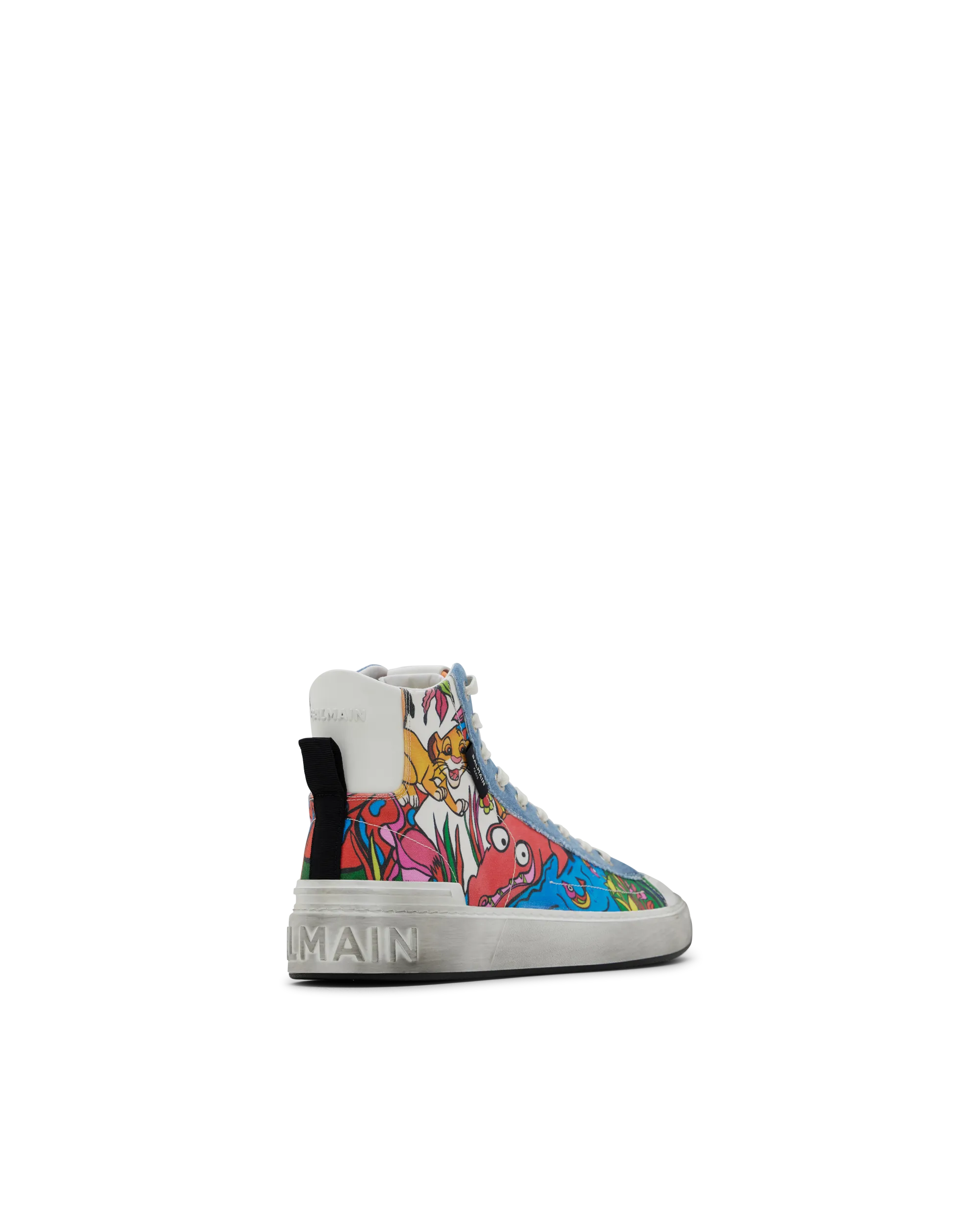 The Lion King B-Court Enfant Précoce Printed High Top Trainers - DIHSAN