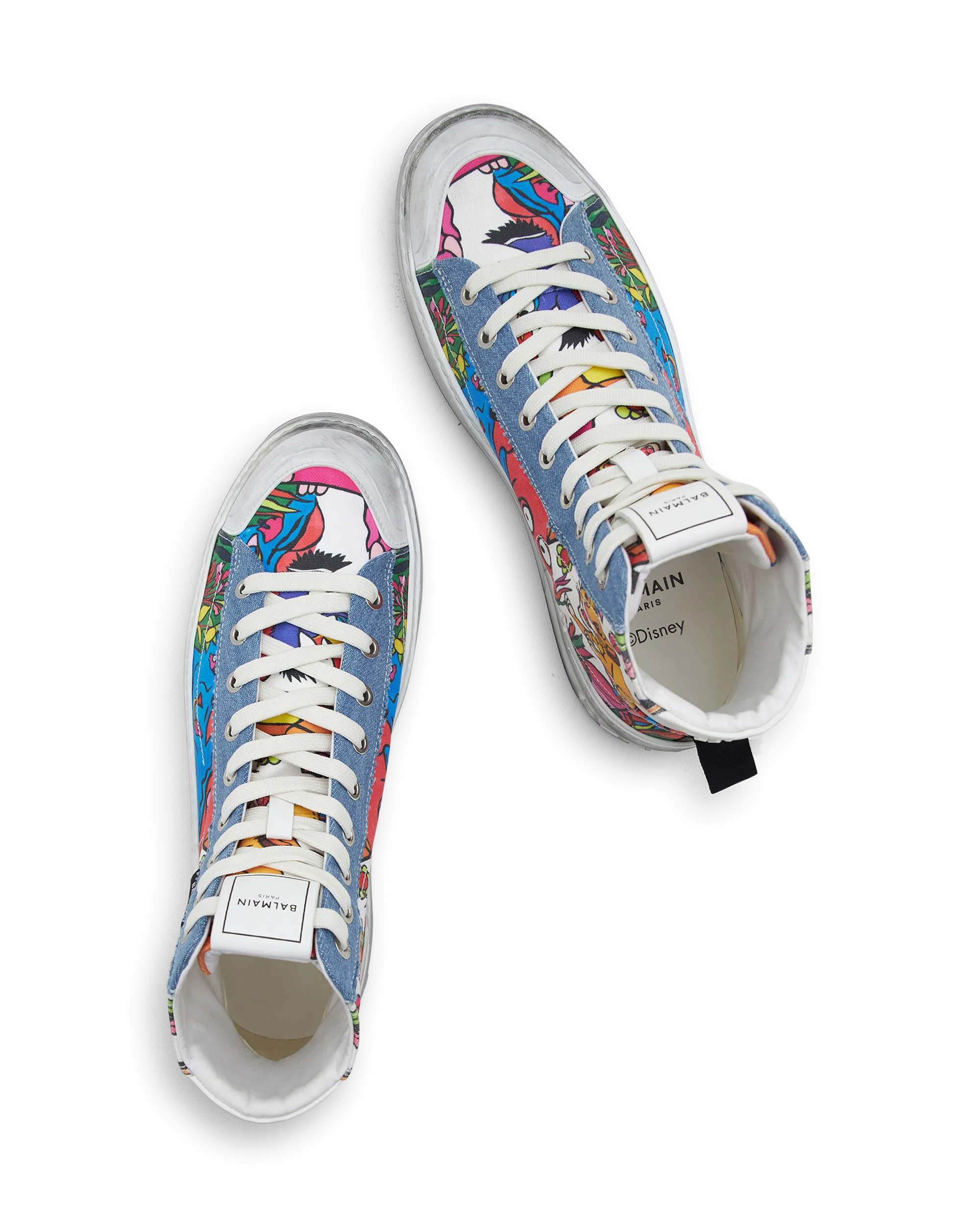 The Lion King B-Court Enfant Précoce Printed High Top Trainers - DIHSAN