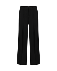 Pleated Grain De Poudre Trousers