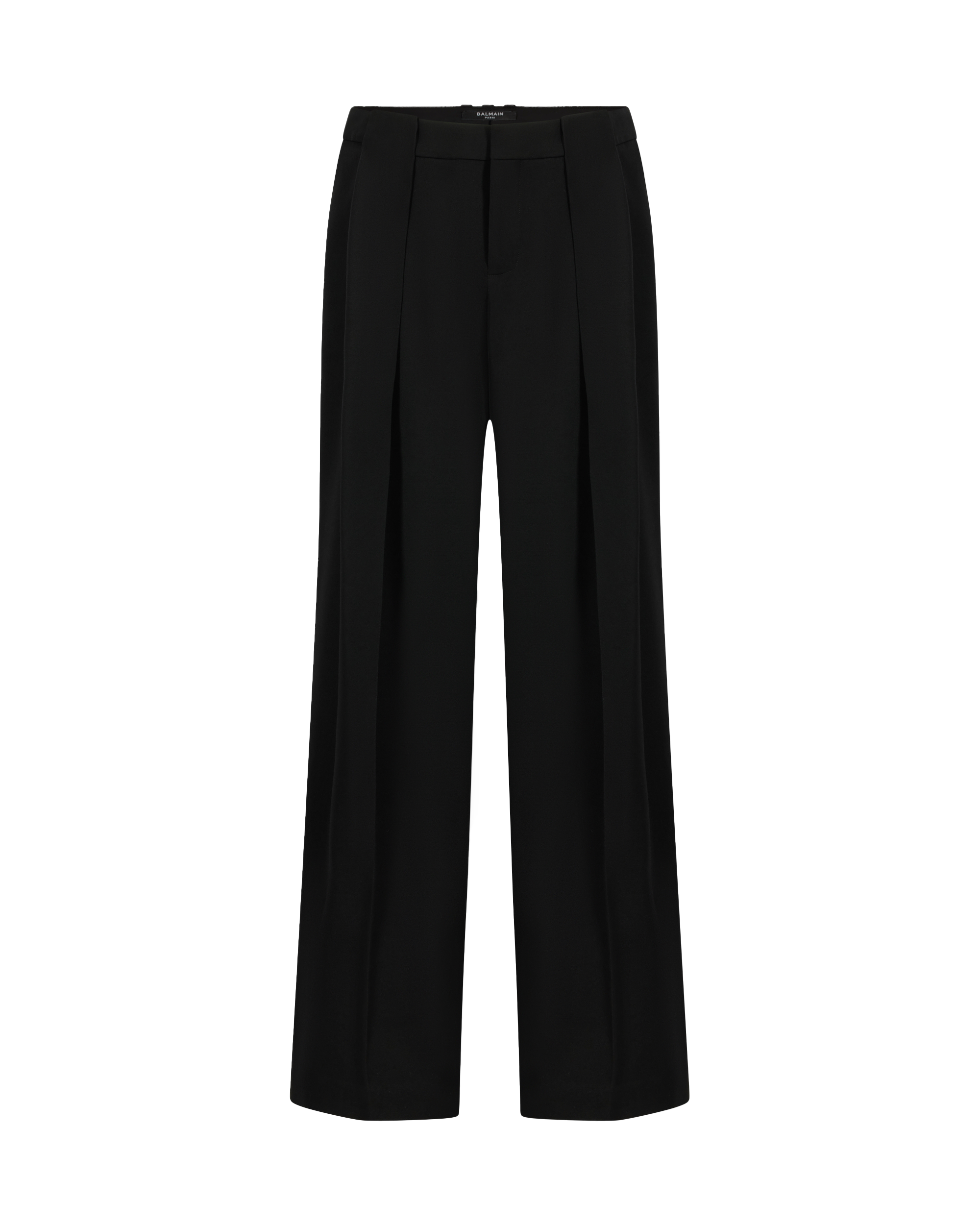 Pleated Grain De Poudre Trousers
