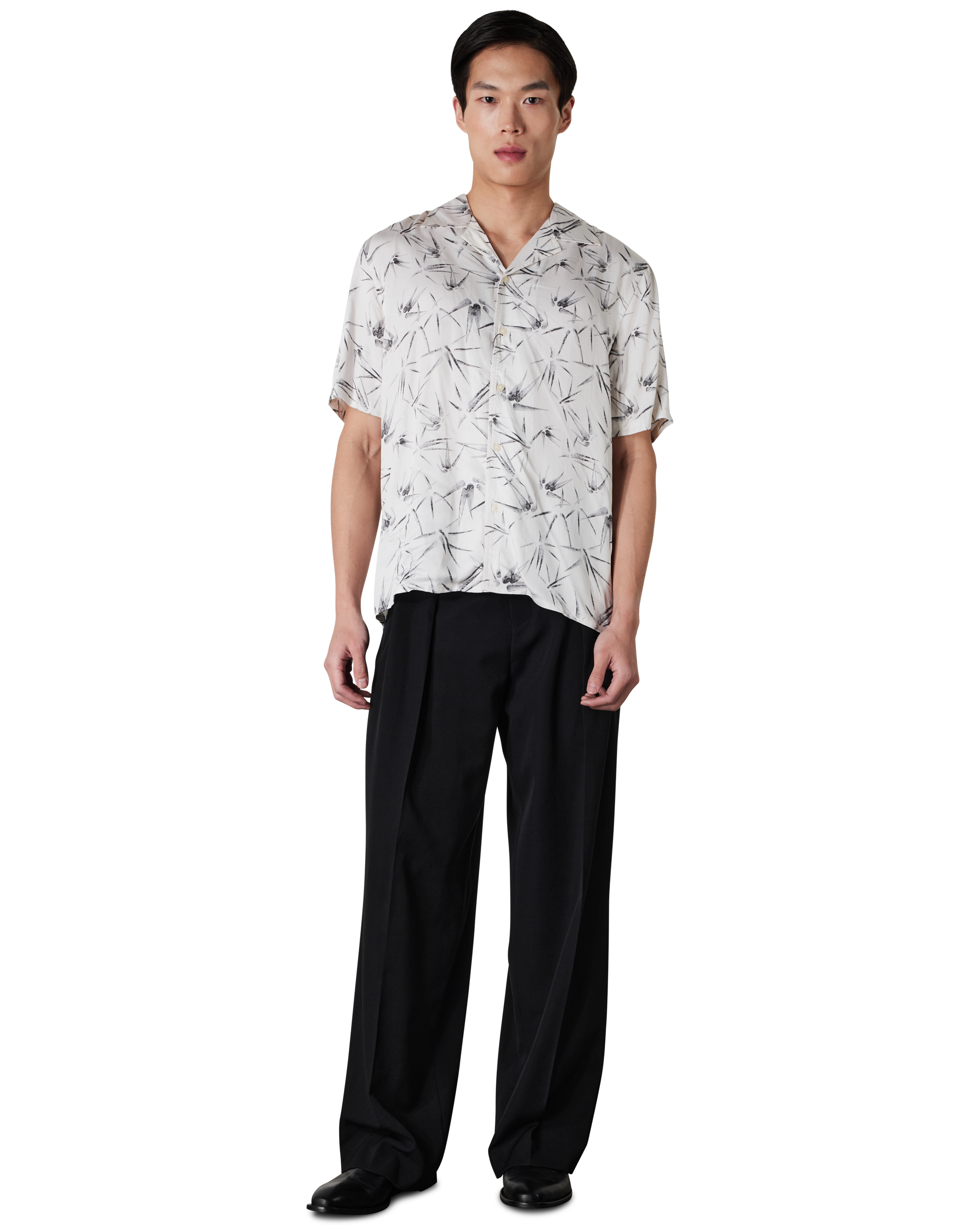 Dan Camp Collar Printed Shirt