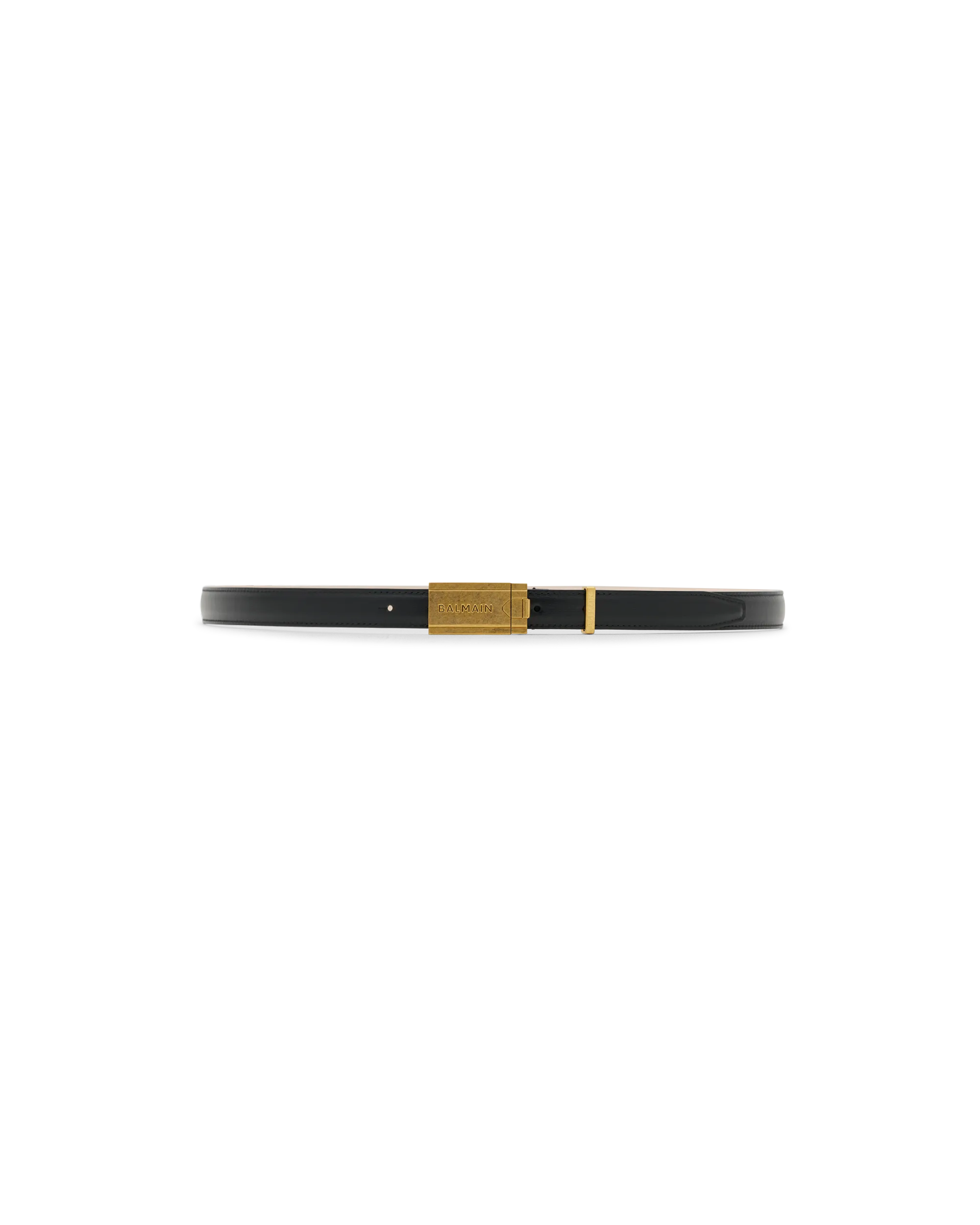 Balmain Plaque Calfskin Belt