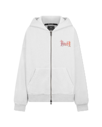 Fuego Ekcess Zip-Up Painted Hoodie - DIHSAN