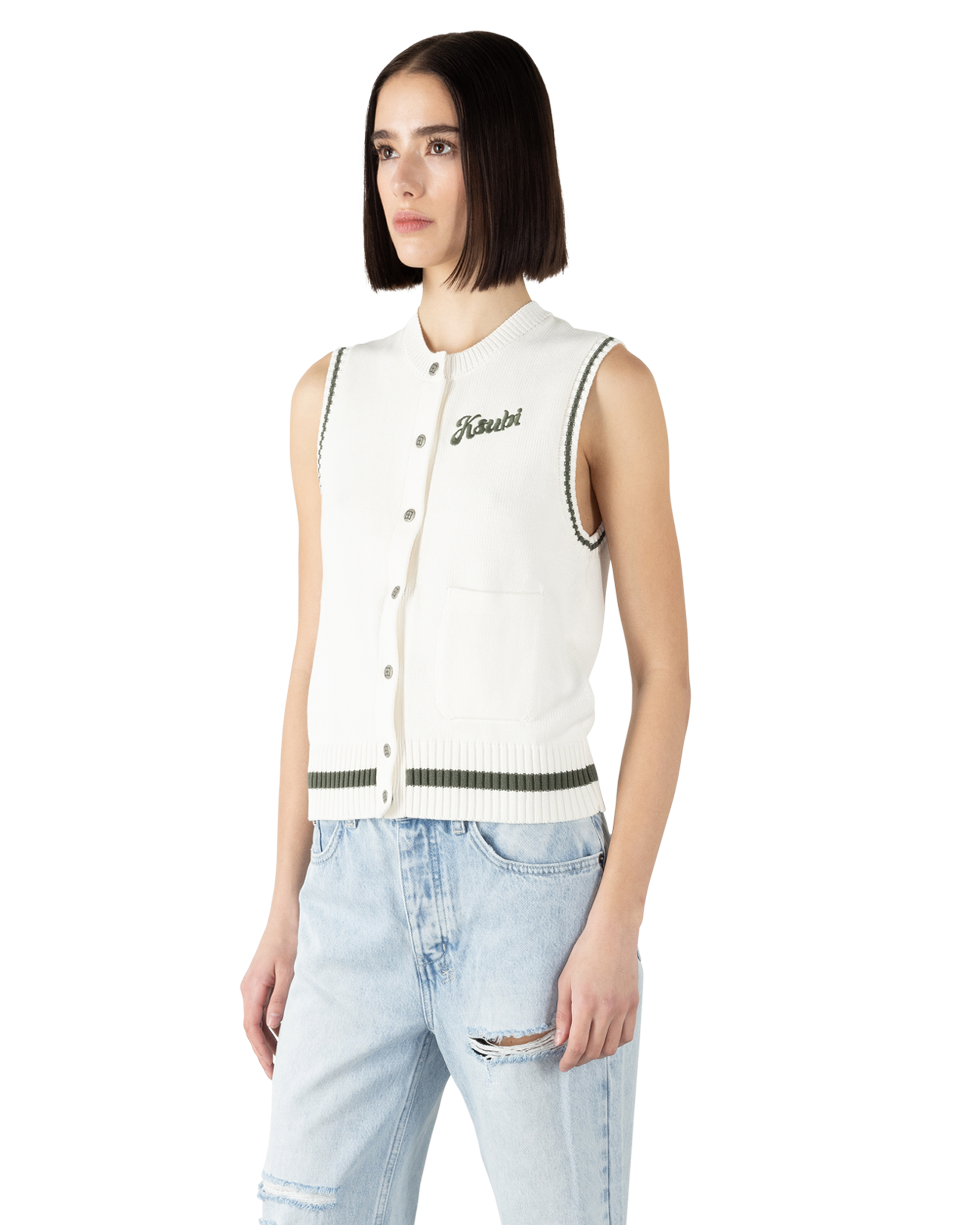 Ksubi Jeans Academy Button-Up Vest