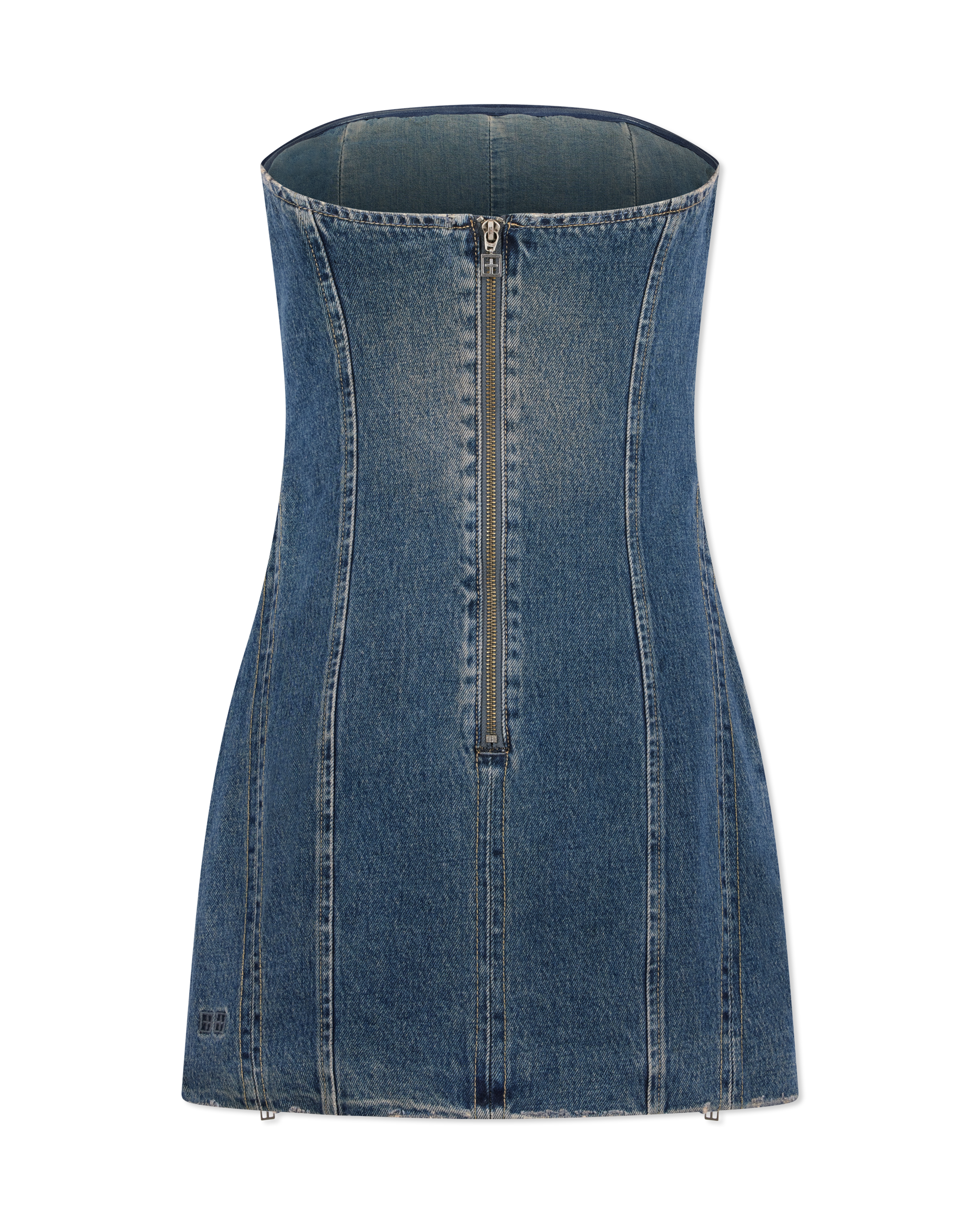 Avenue Denim Mini Dress - DIHSAN