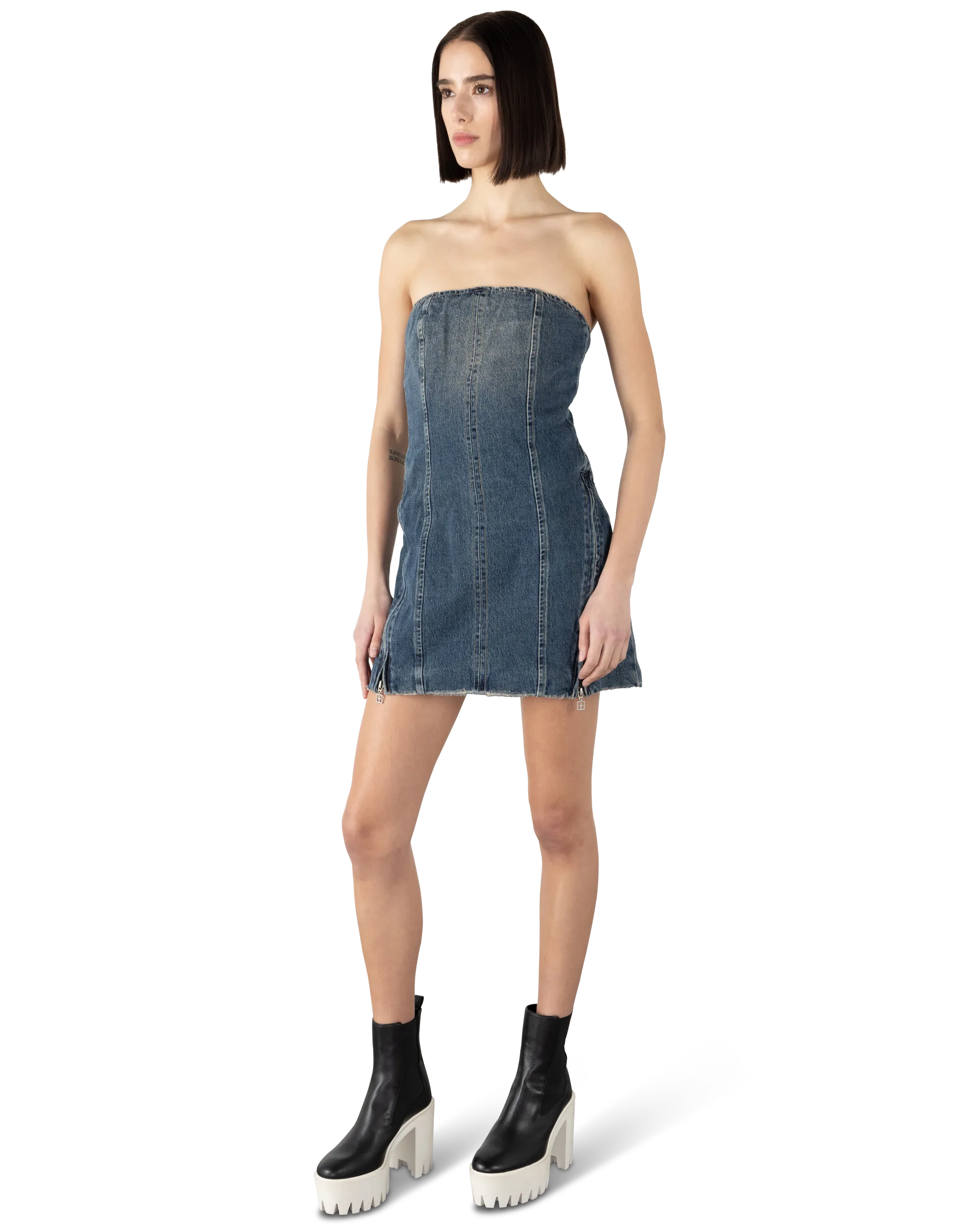 Ksubi Jeans Avenue Denim Mini Dress