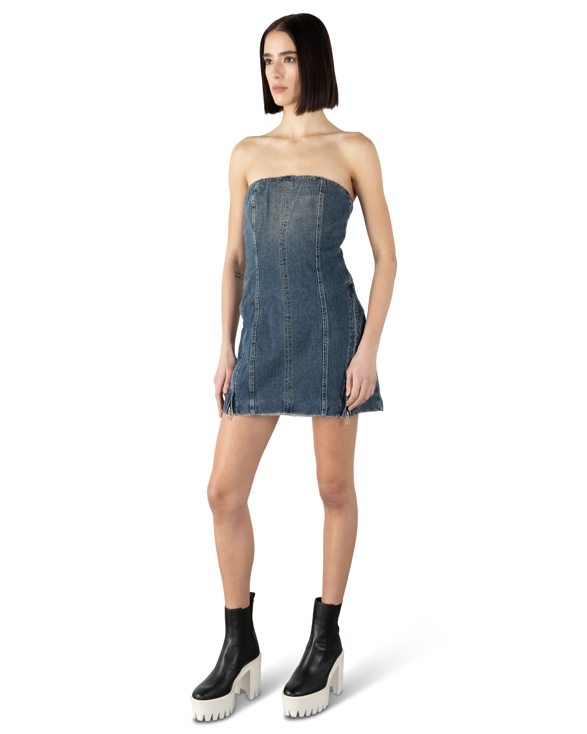 Ksubi Jeans Avenue Denim Mini Dress