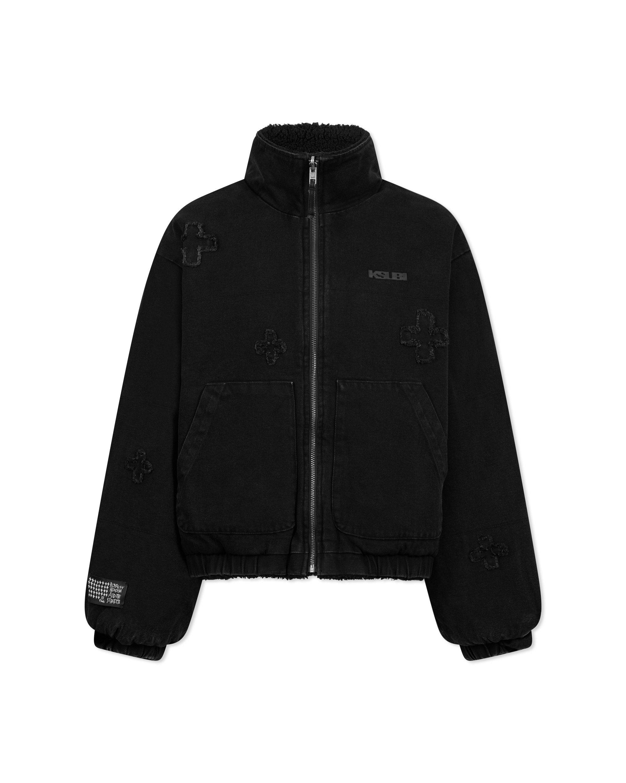 Reversible Denim & Fleece Kraftwerk Puffer Jacket