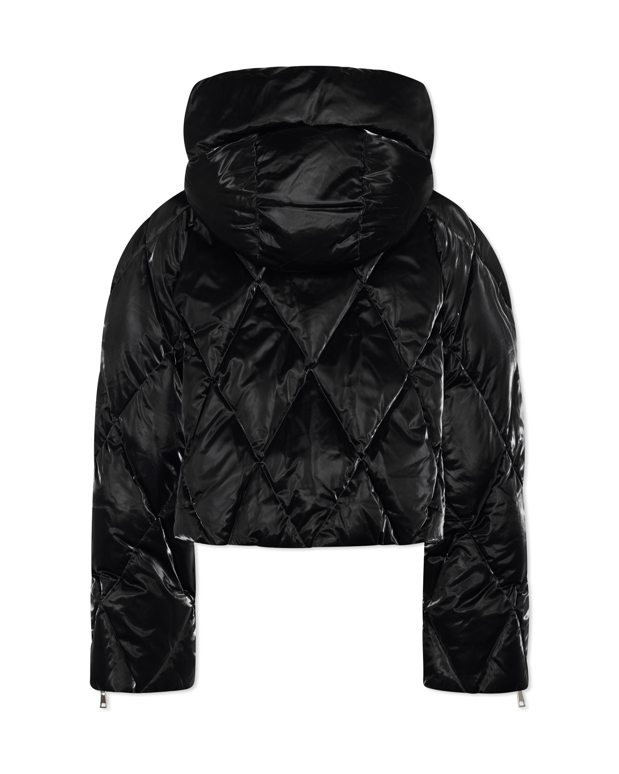 Baroque Buckle Hooded Puffer Jacket