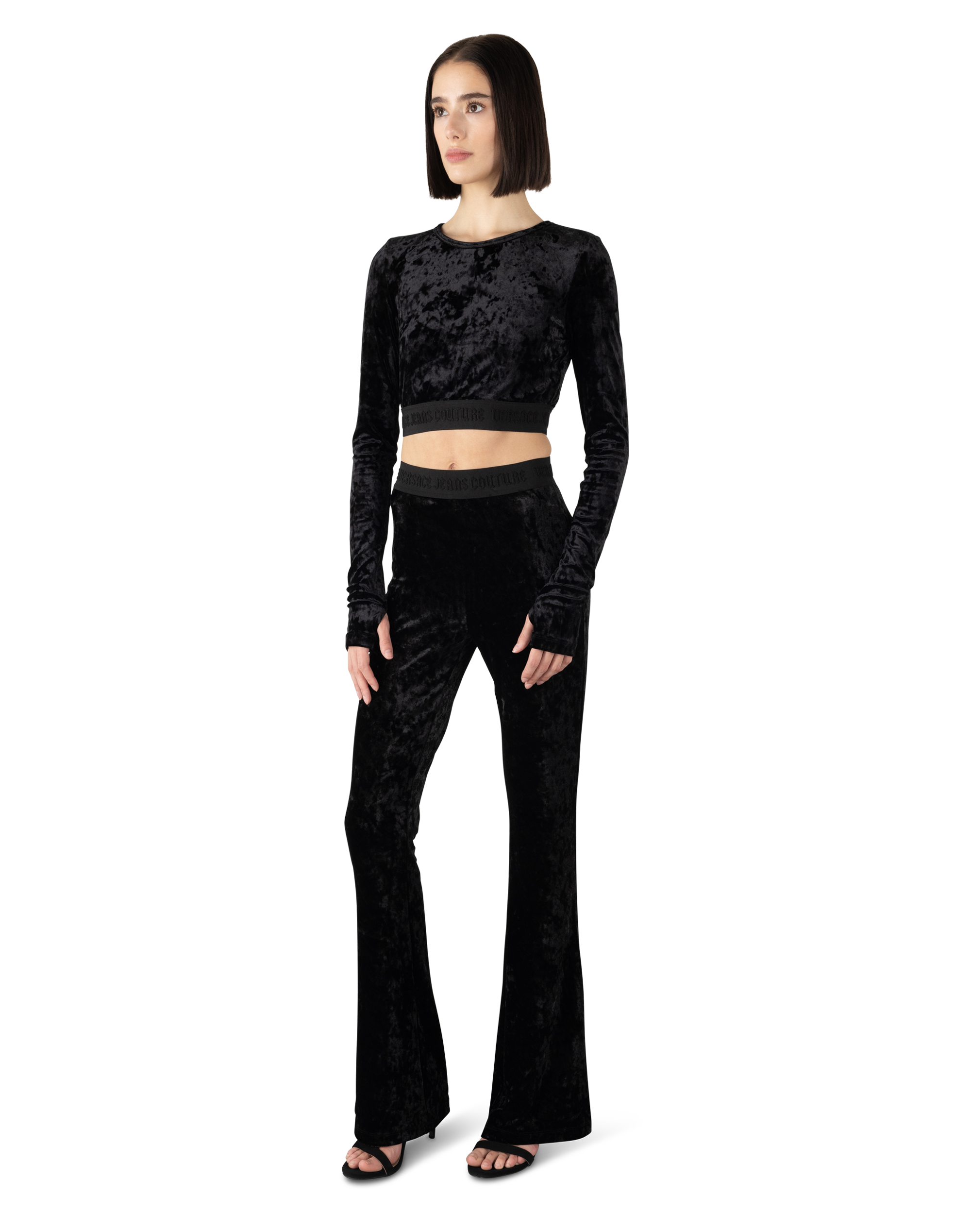 Velvet Flared Leggings