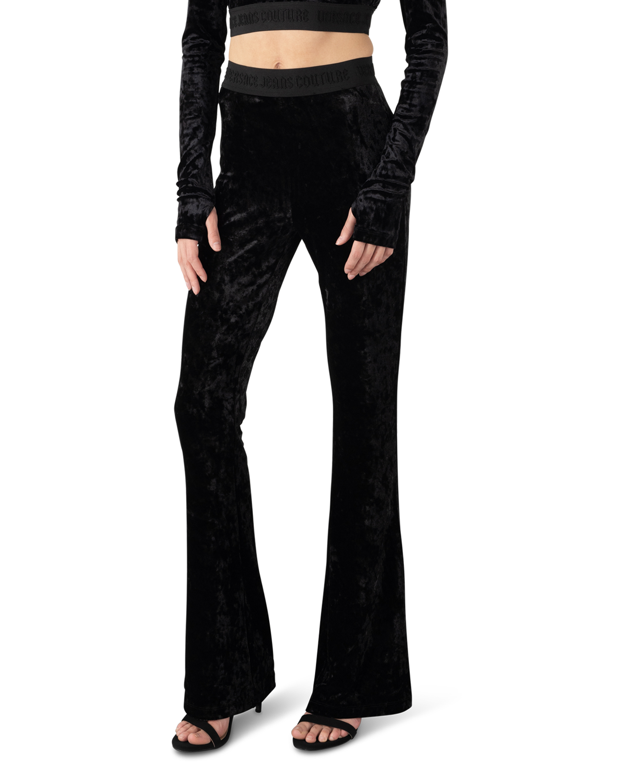 Velvet Flared Leggings