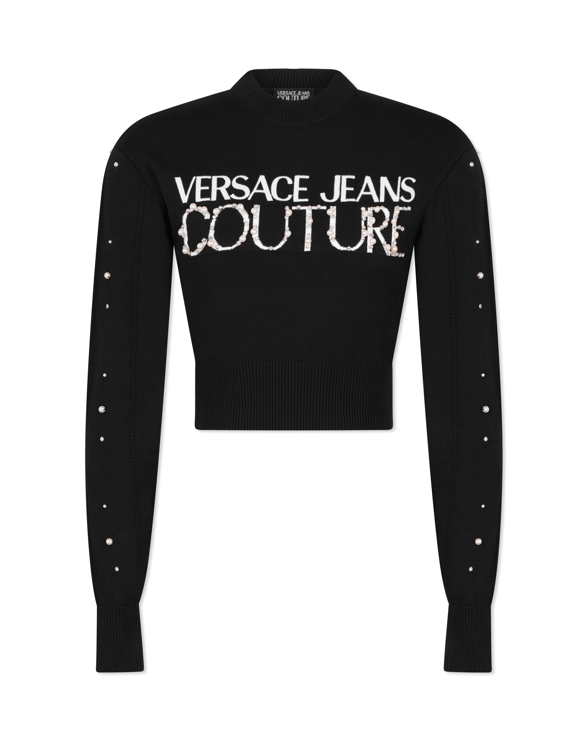 Embellished Logo Sweater