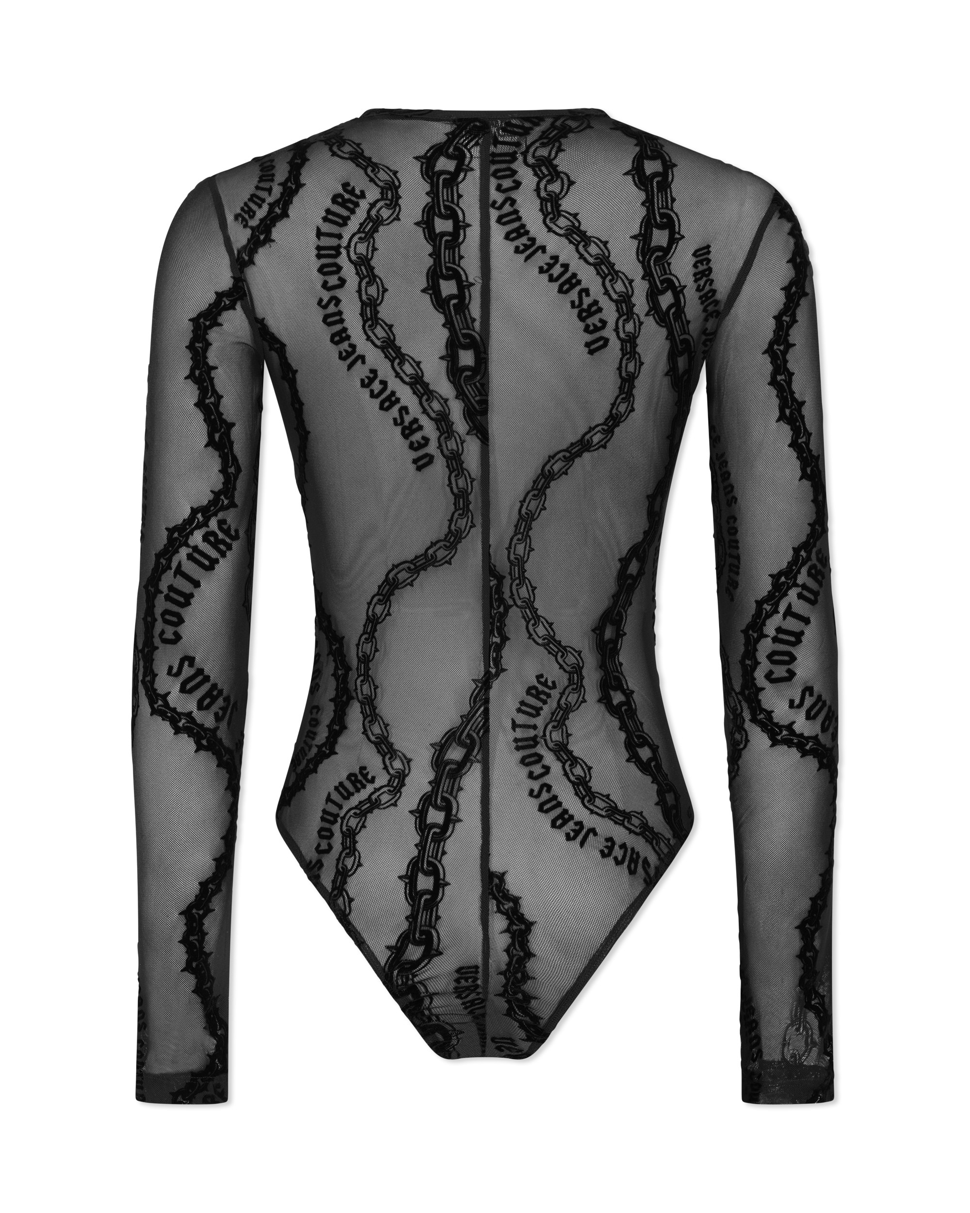 Chain Couture Mesh Bodysuit