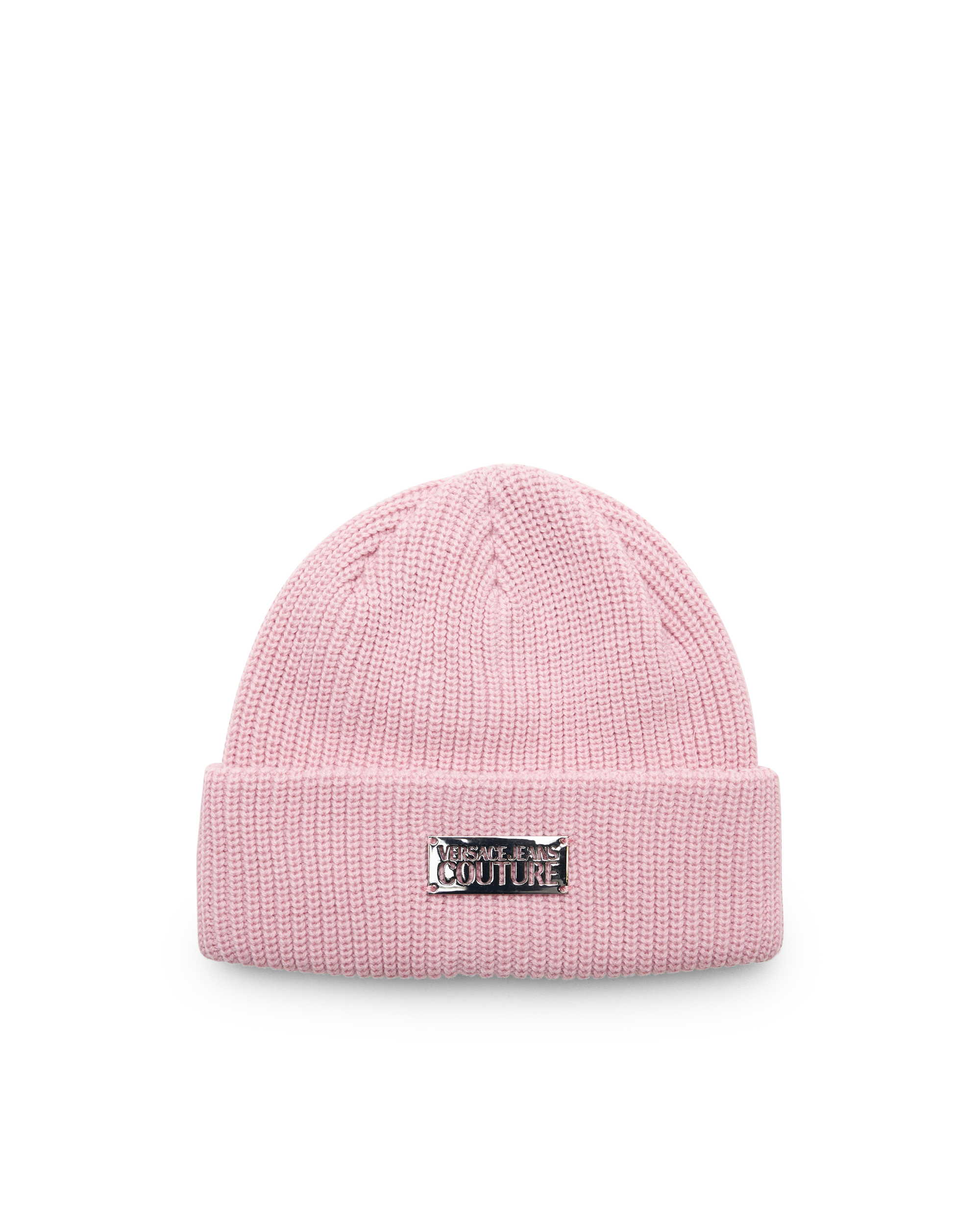 Logo Knit Ribbed Beanie