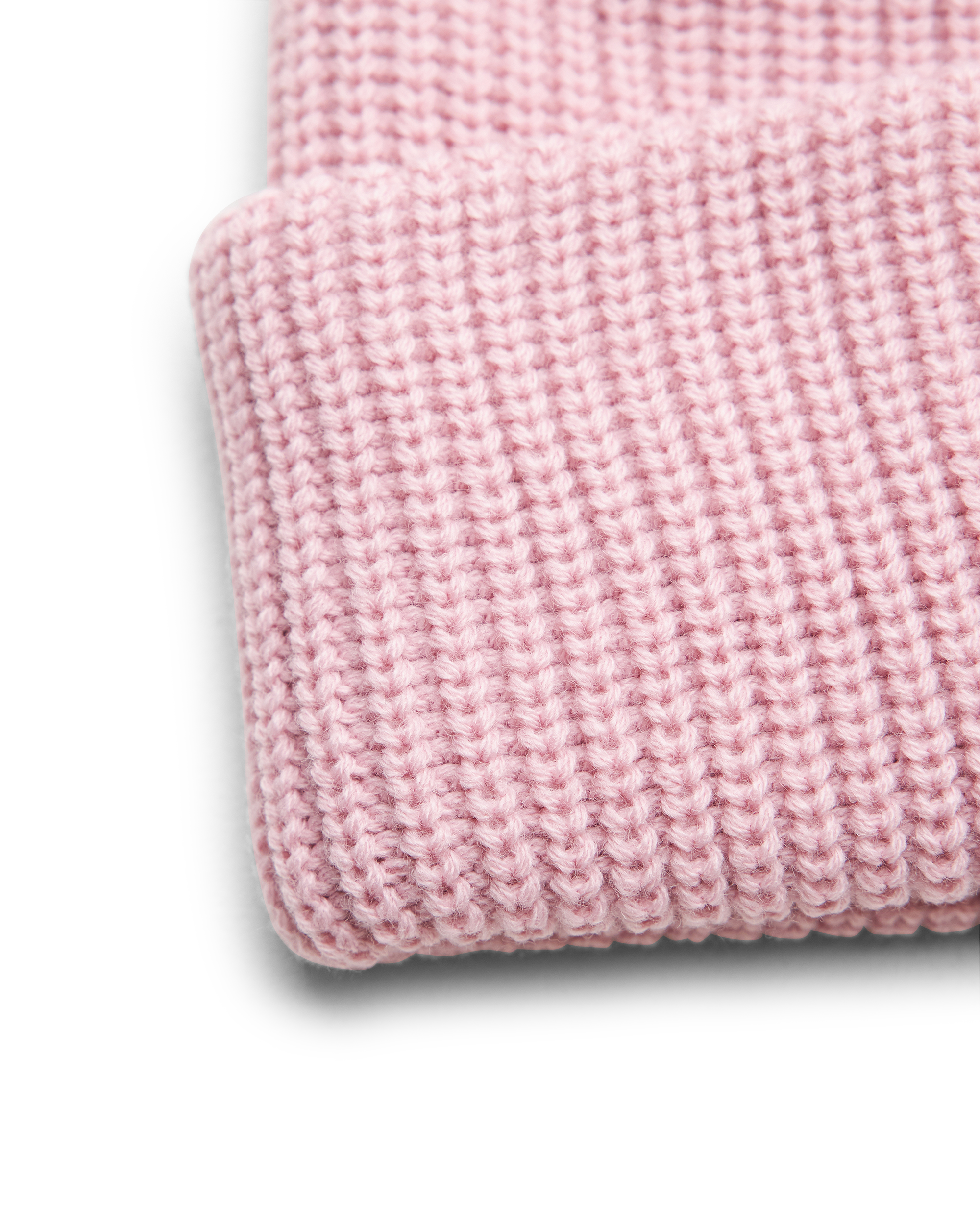 Logo Knit Ribbed Beanie