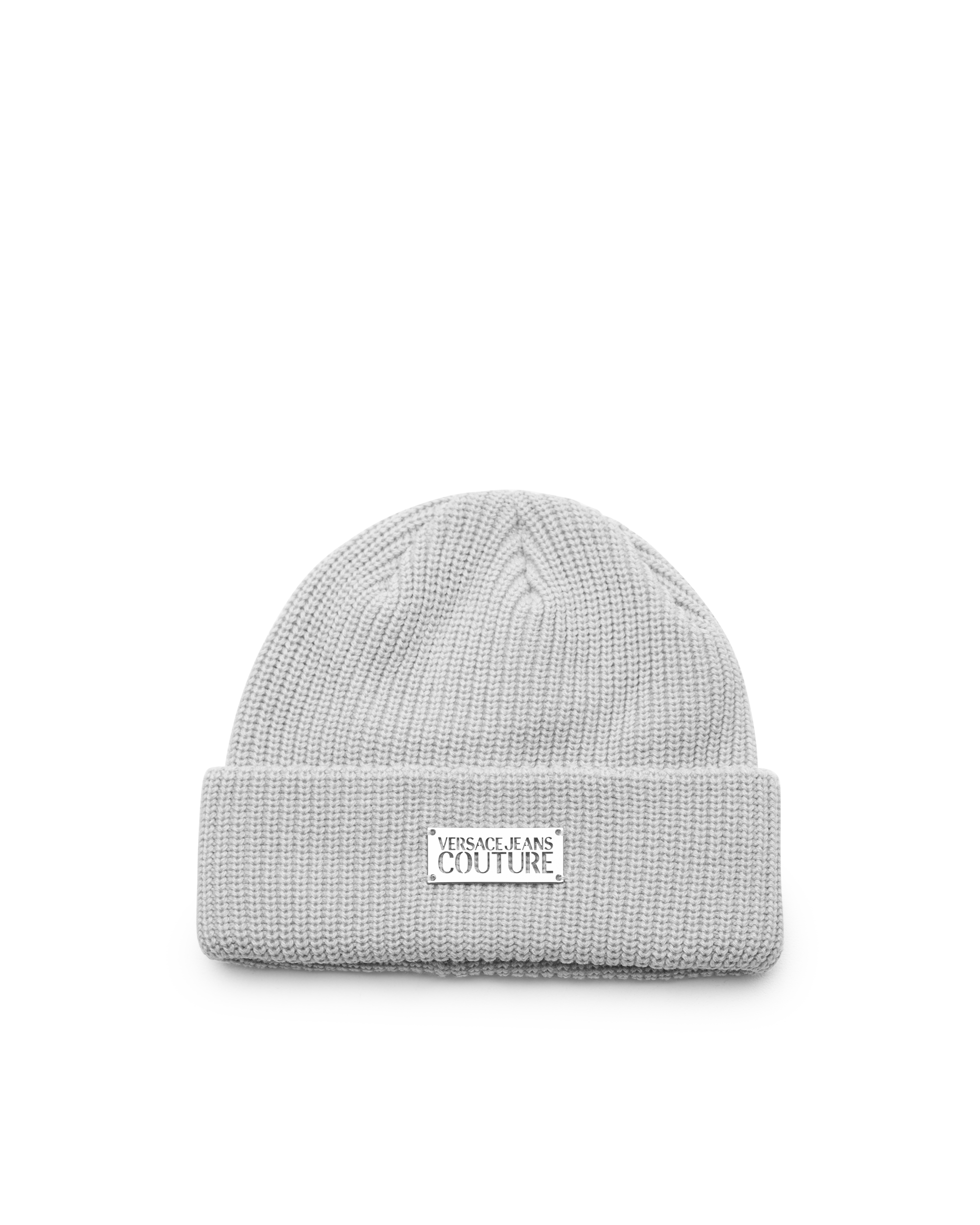 Logo Knit Ribbed Beanie