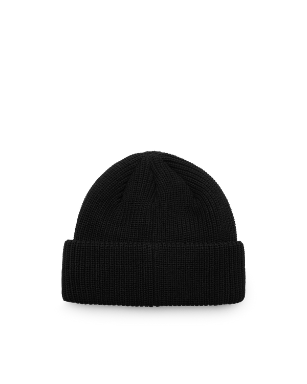 Logo Knit Ribbed Beanie