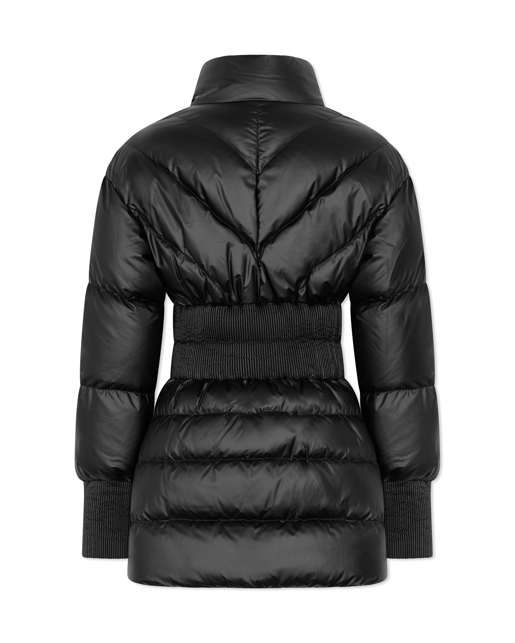 Baroque-Buckle Puffer Jacket