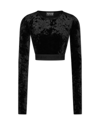 Velvet Crop Top