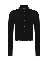 Fluid V-Emblem Button Shirt