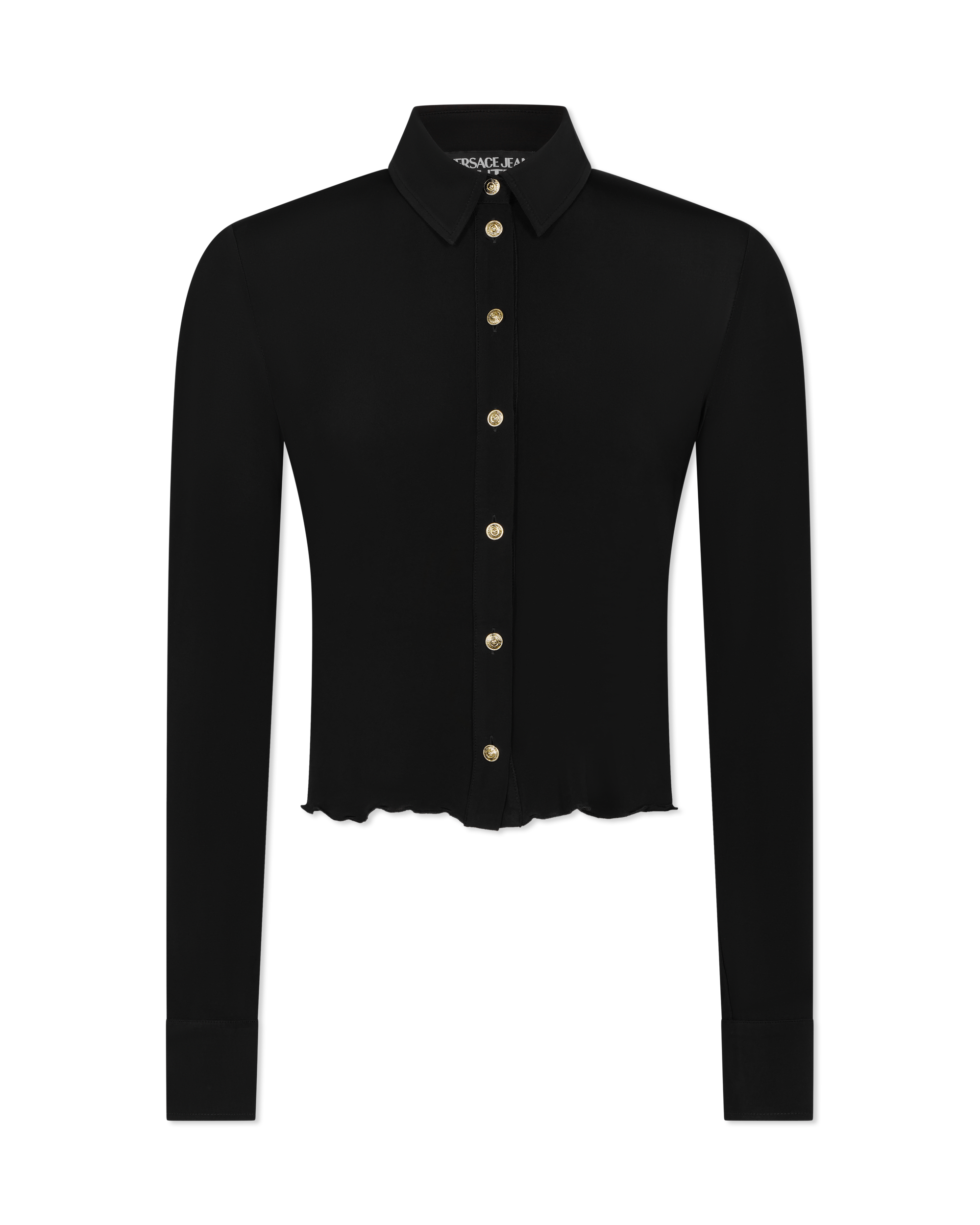 Fluid V-Emblem Button Shirt