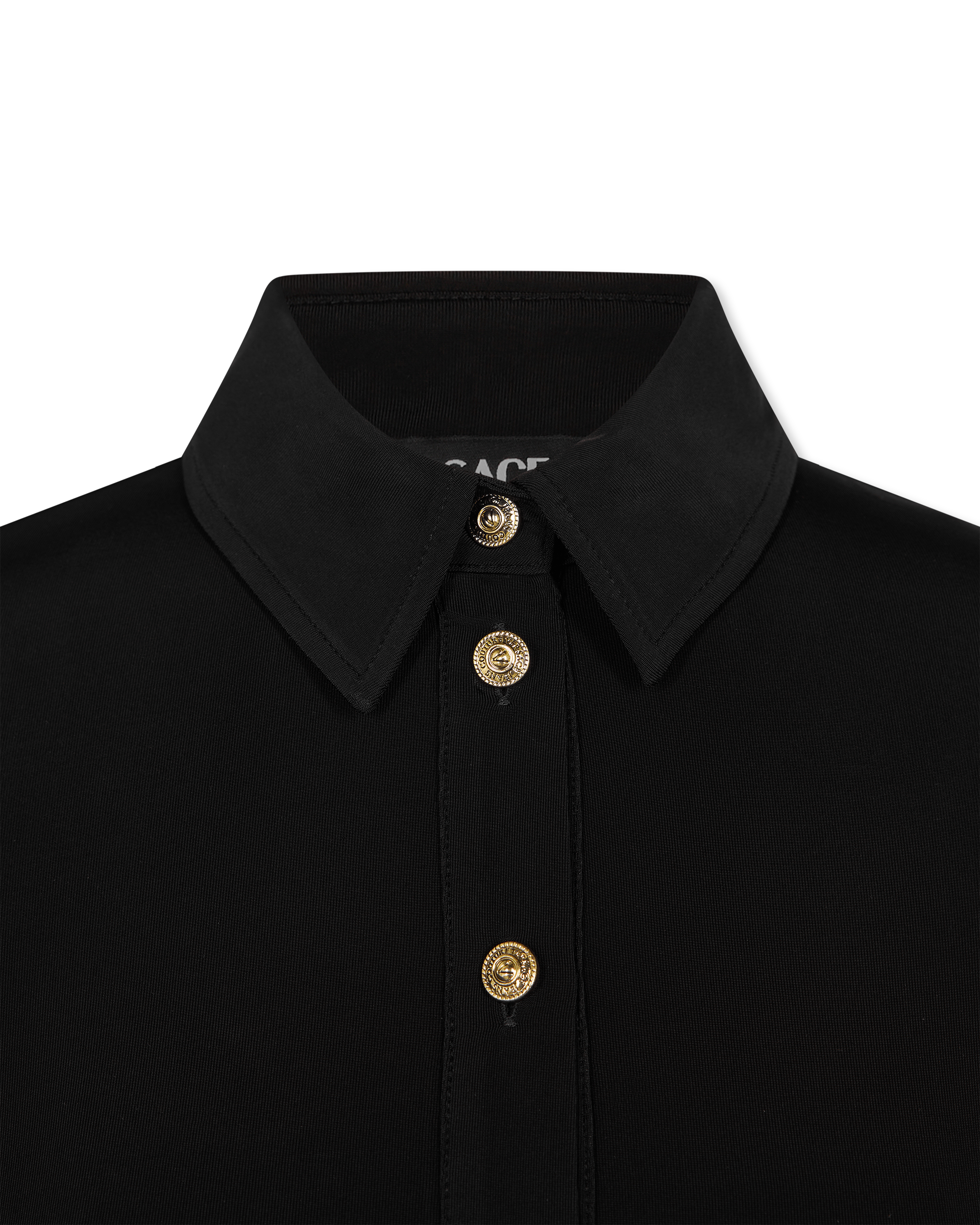 Fluid V-Emblem Button Shirt