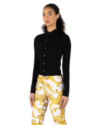 Fluid V-Emblem Button Shirt