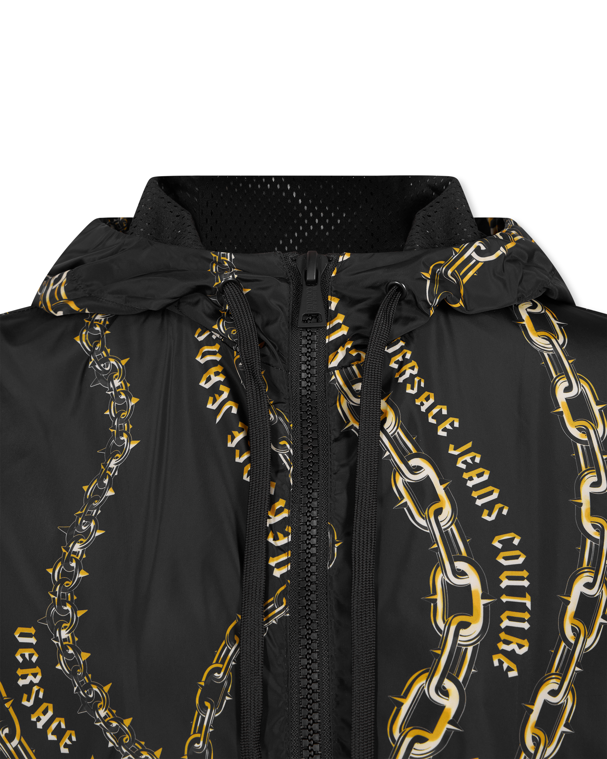 Chain Couture Windbreaker Jacket