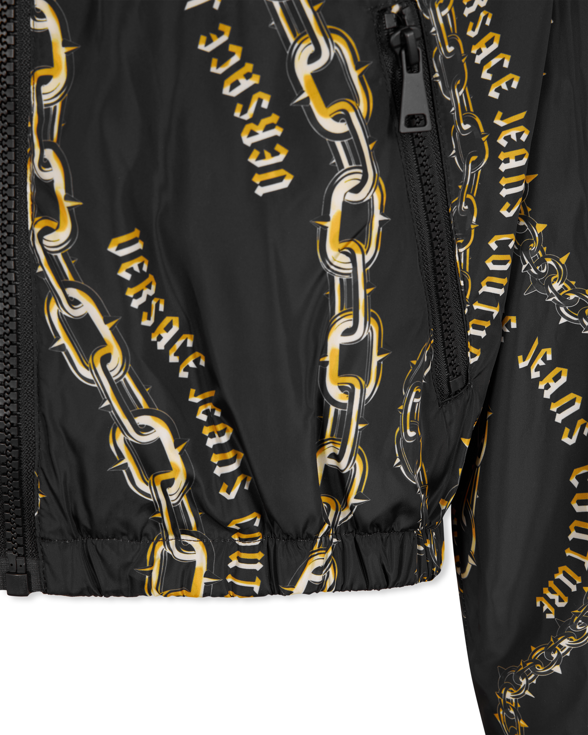 Chain Couture Windbreaker Jacket