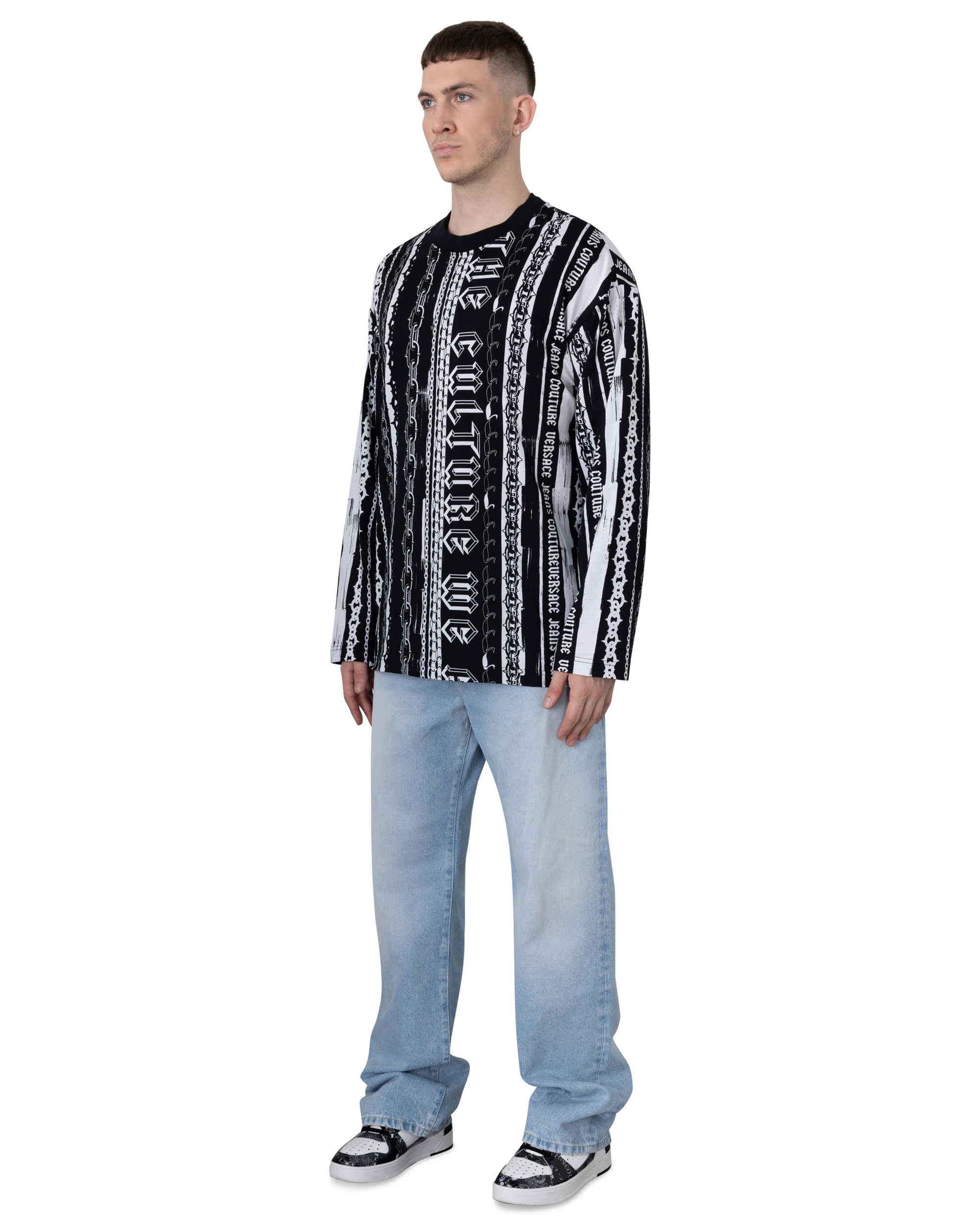 Stripes Relaxed Fit Long Sleeve T-shirt