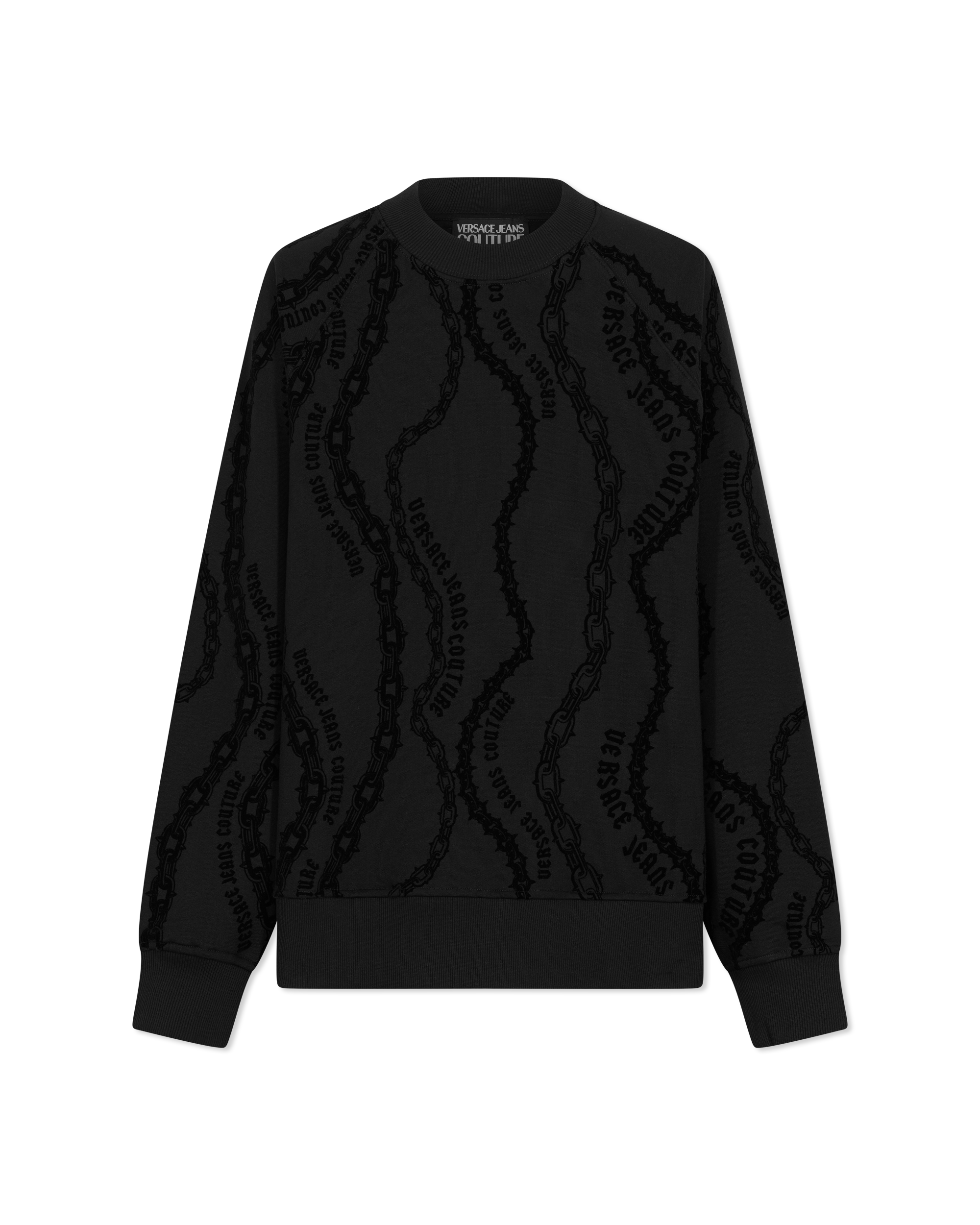 Chain Couture Relaxed-Fit Sweatshirt