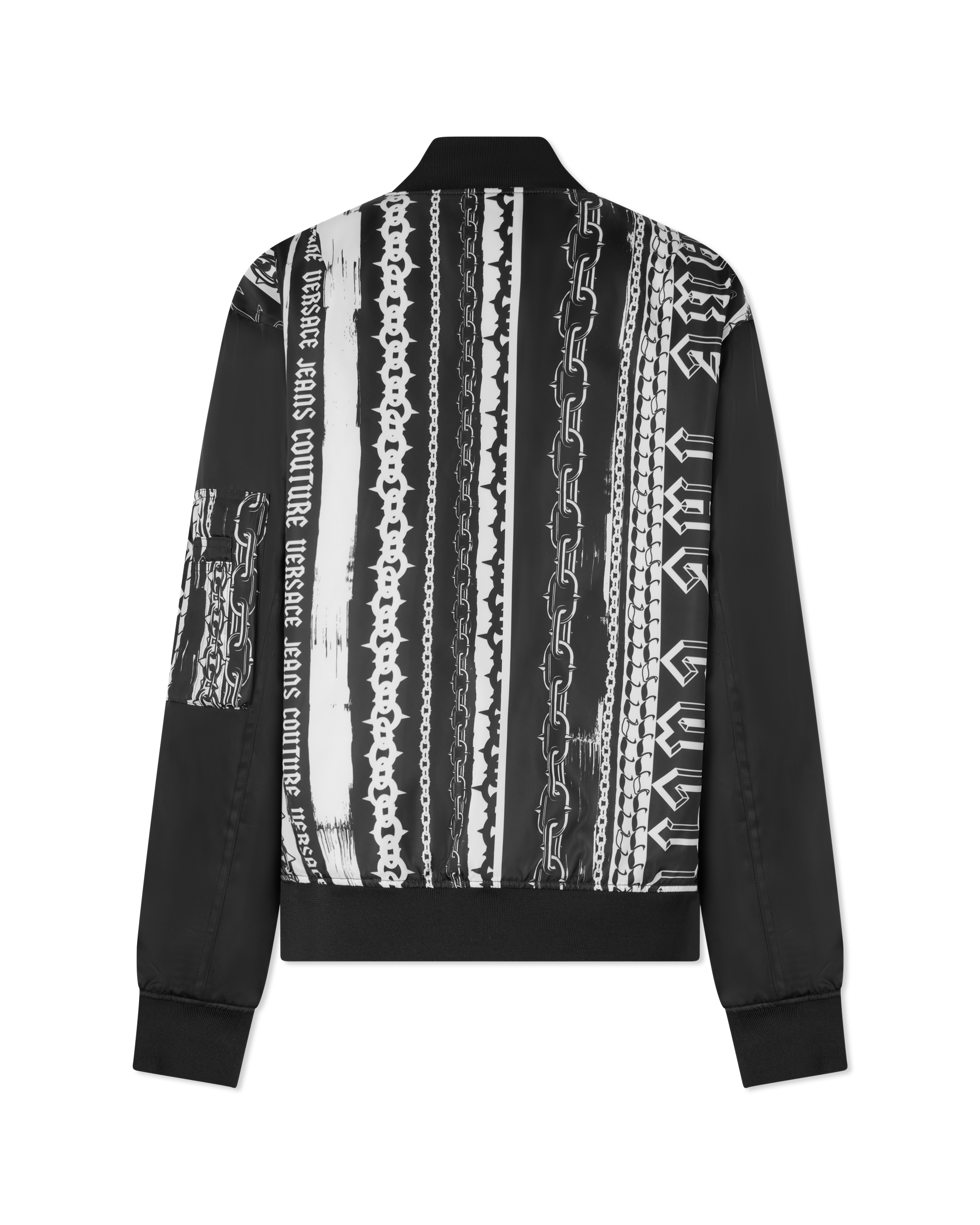 Striped Bomber Jacket