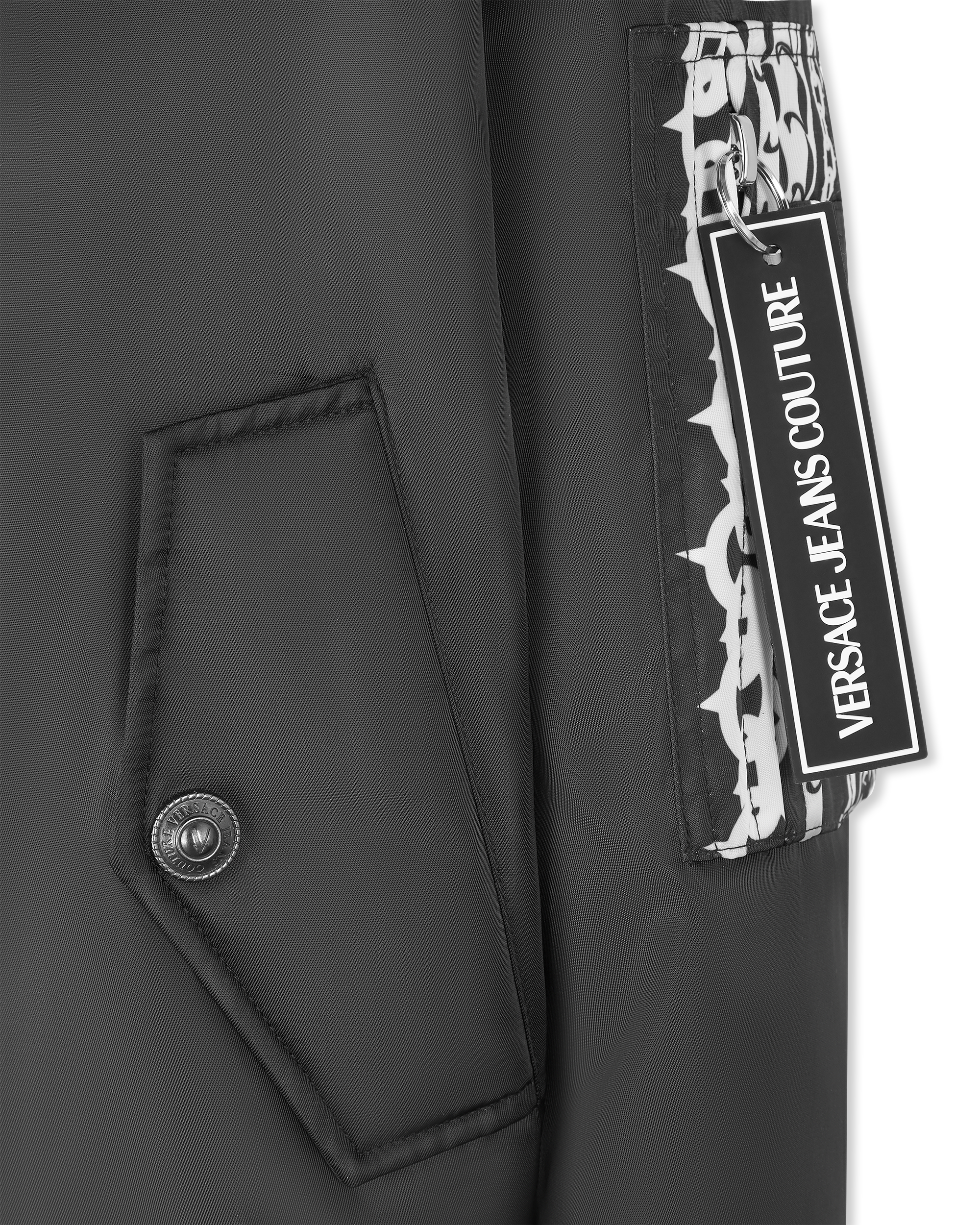 Striped Bomber Jacket