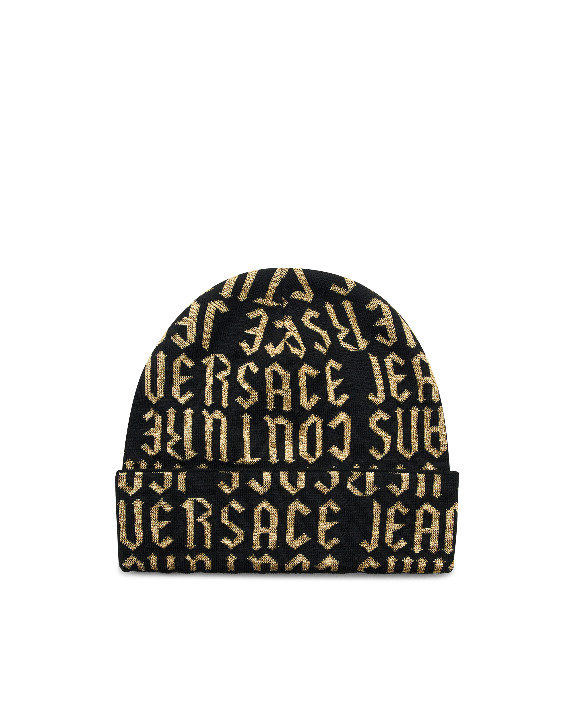 Intarsia Knit Logo Beanie