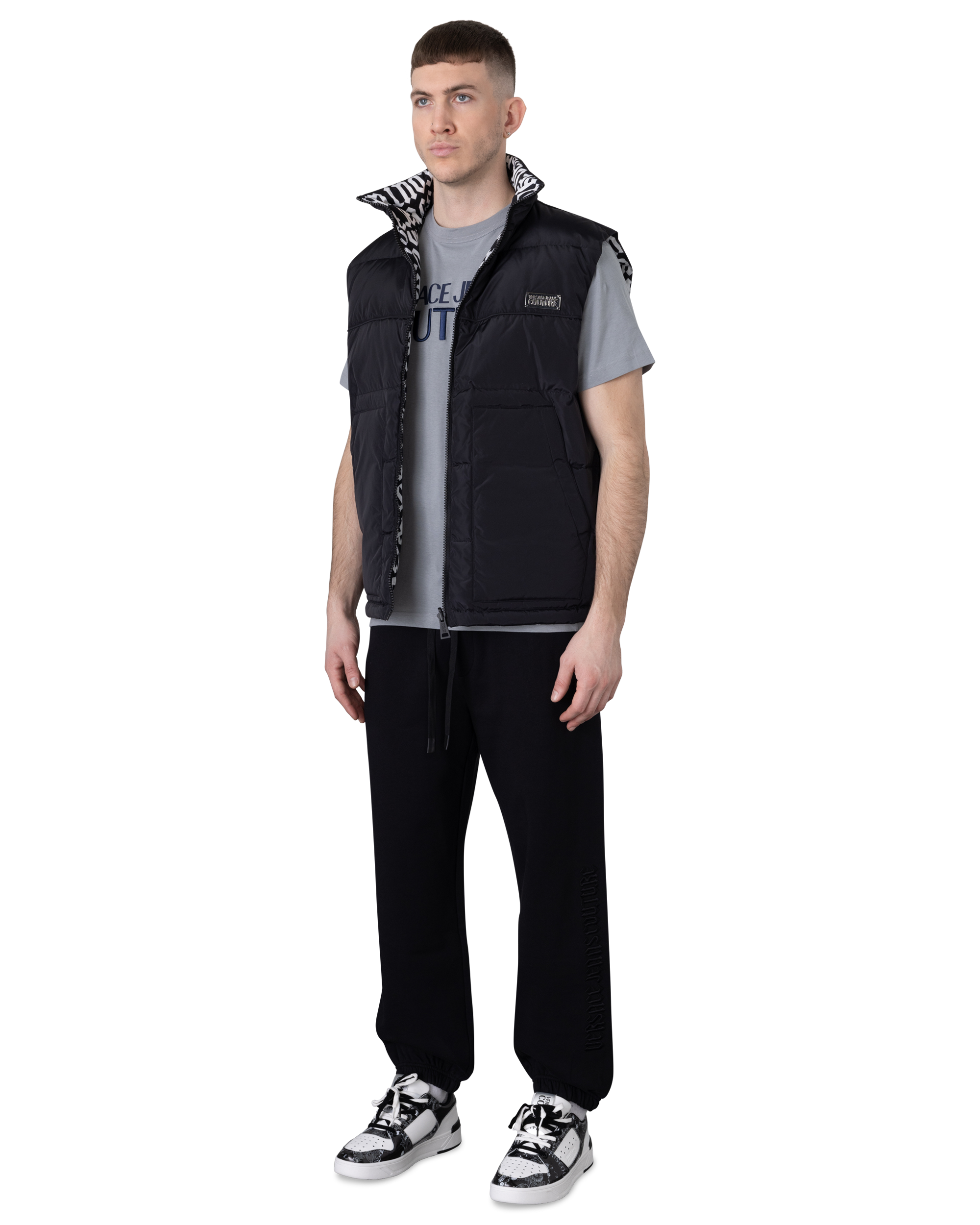 Logomania Reversible Puffer Vest