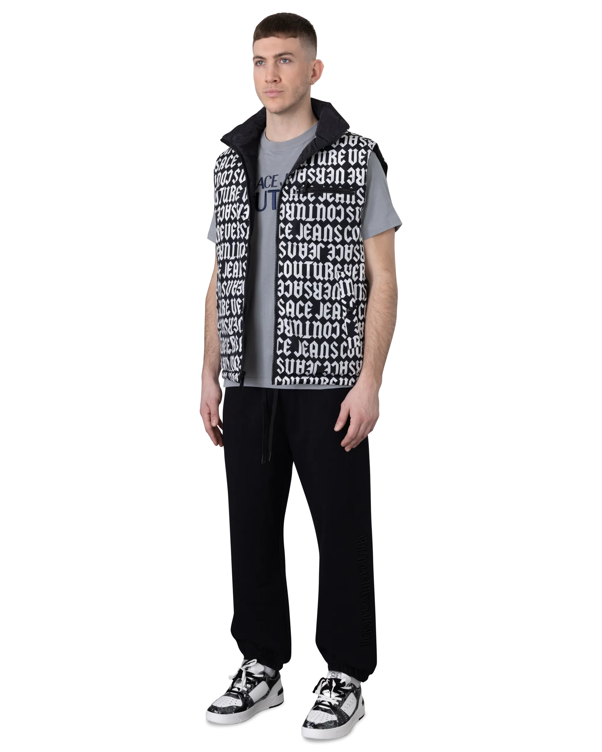 Logomania Reversible Puffer Vest