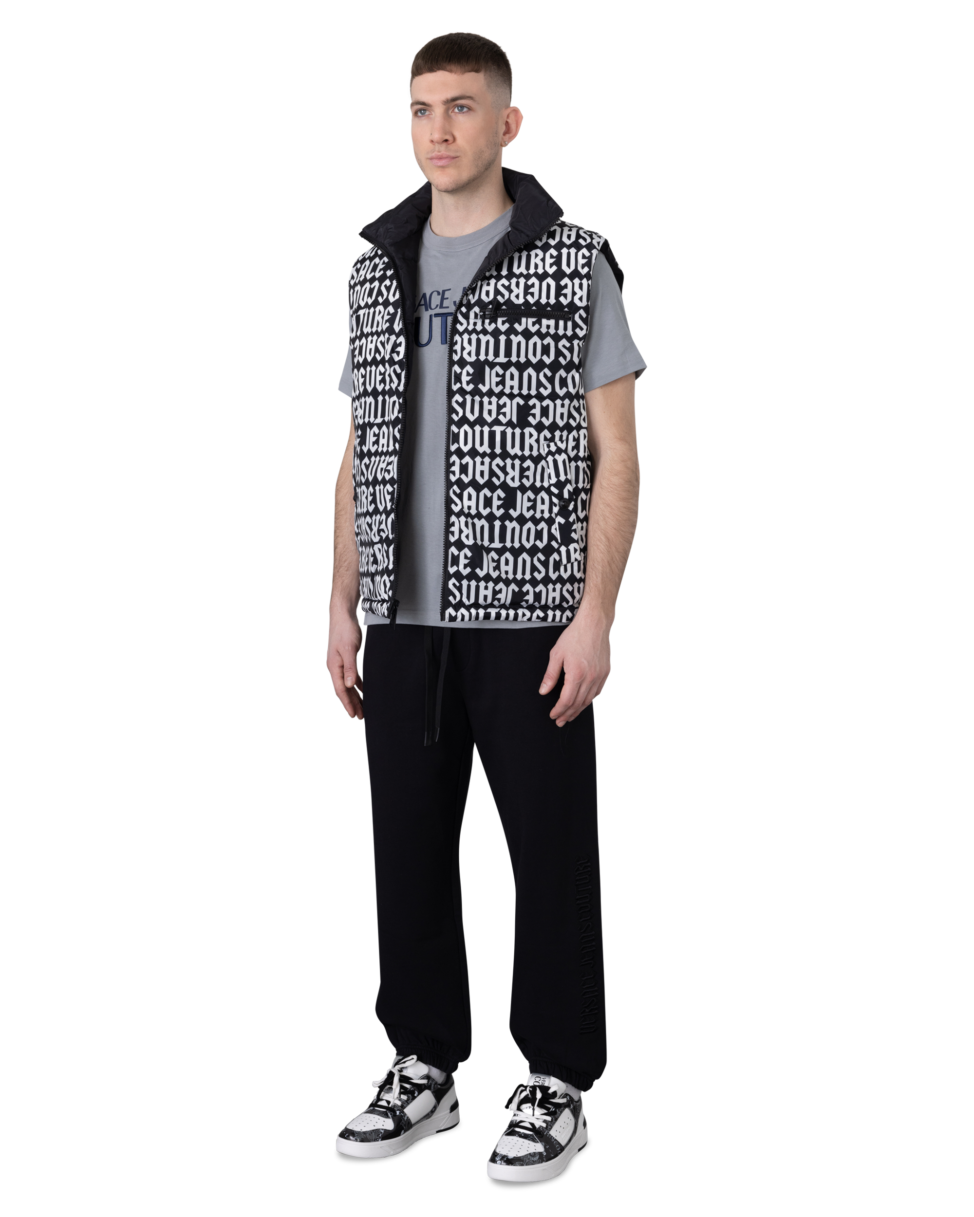 Logomania Reversible Puffer Vest