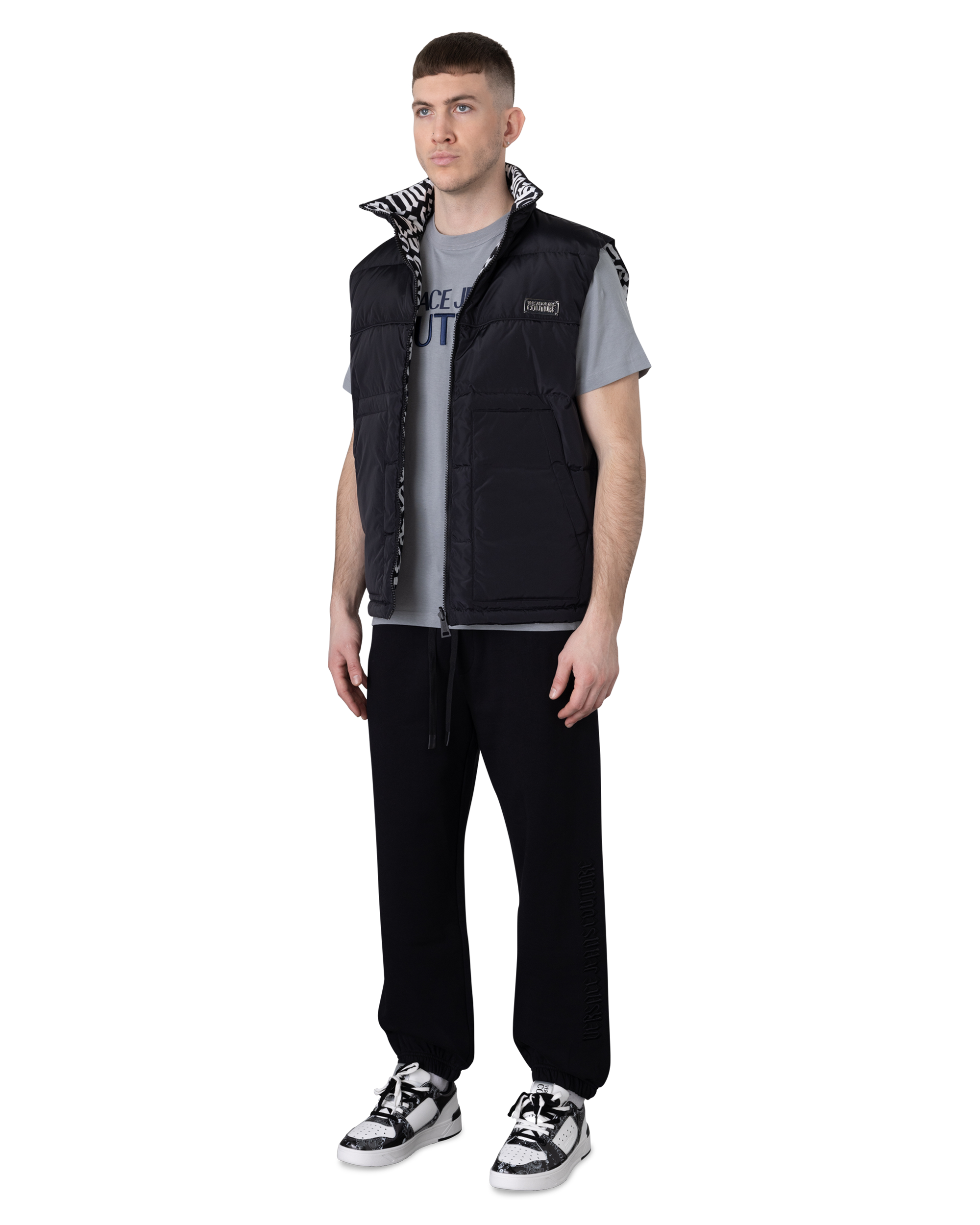 Logomania Reversible Puffer Vest