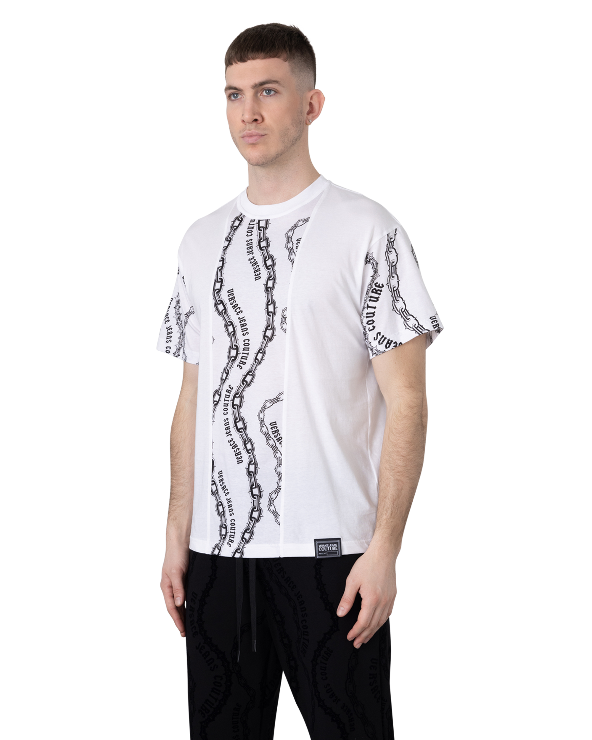 Chain Couture Panel T-Shirt
