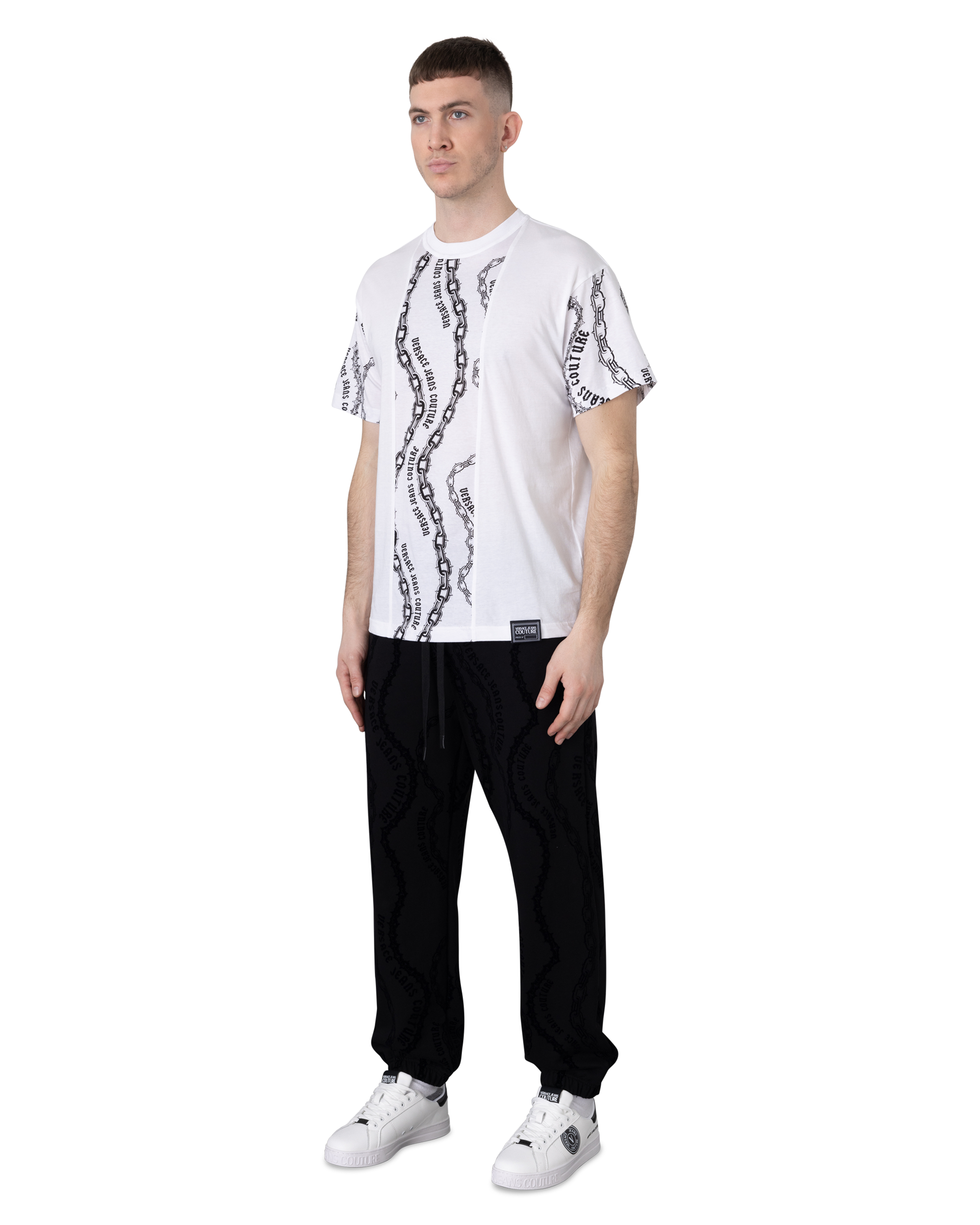 Chain Couture Panel T-Shirt