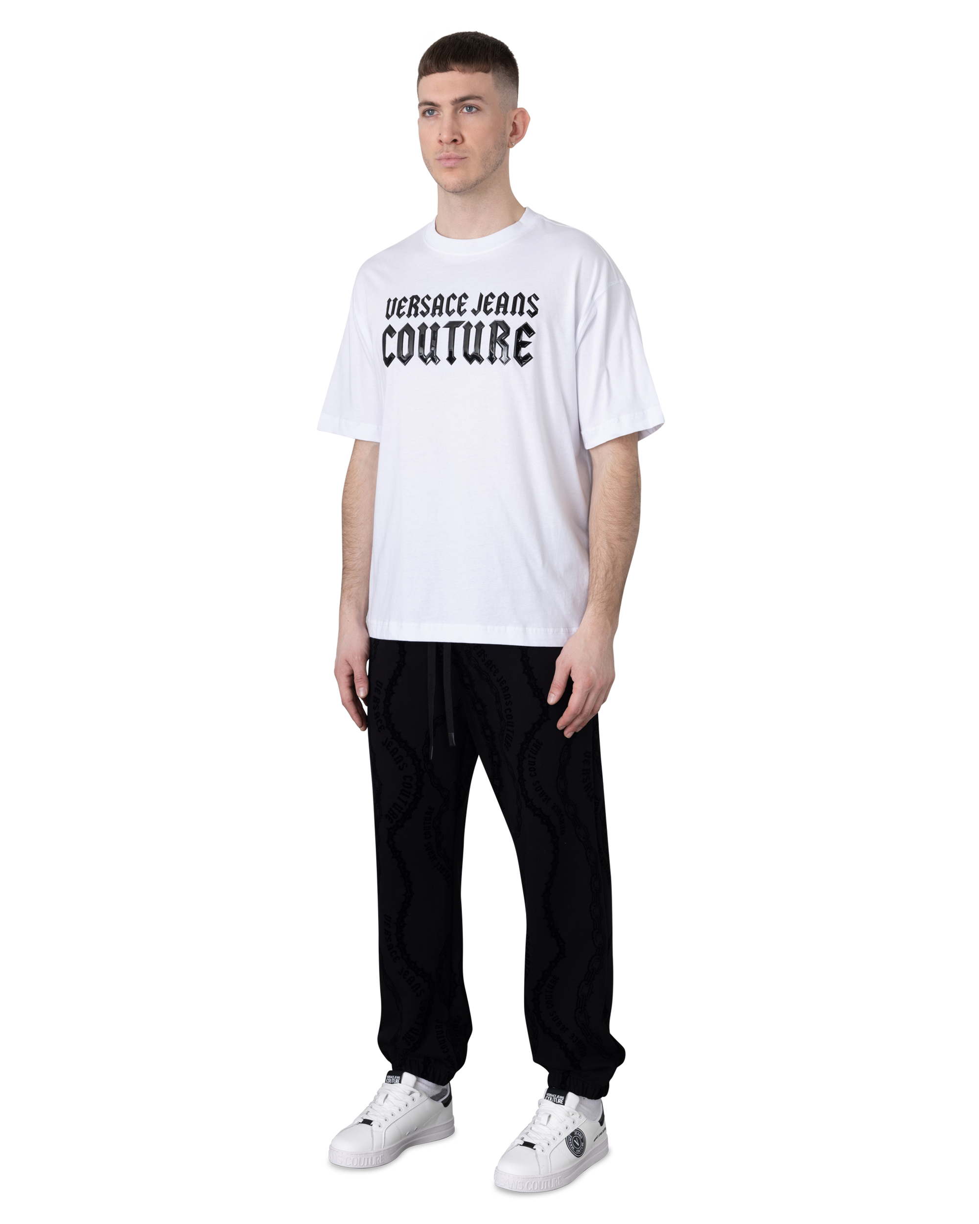 Gothic Logo Relaxed-Fit T-Shirt