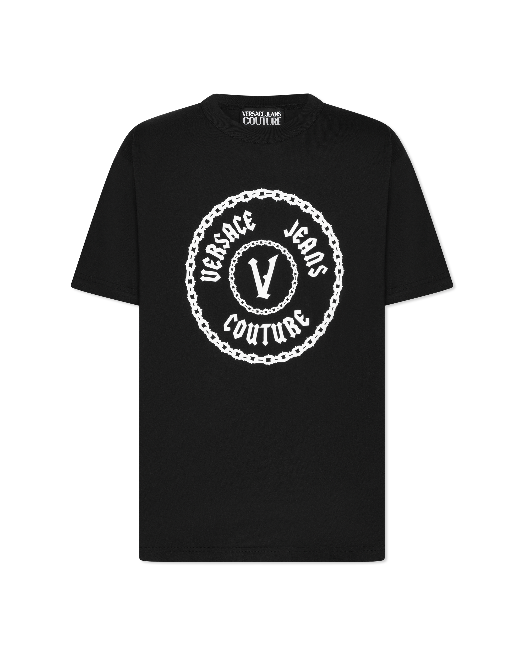 V-Emblem Metallic Logo T-Shirt