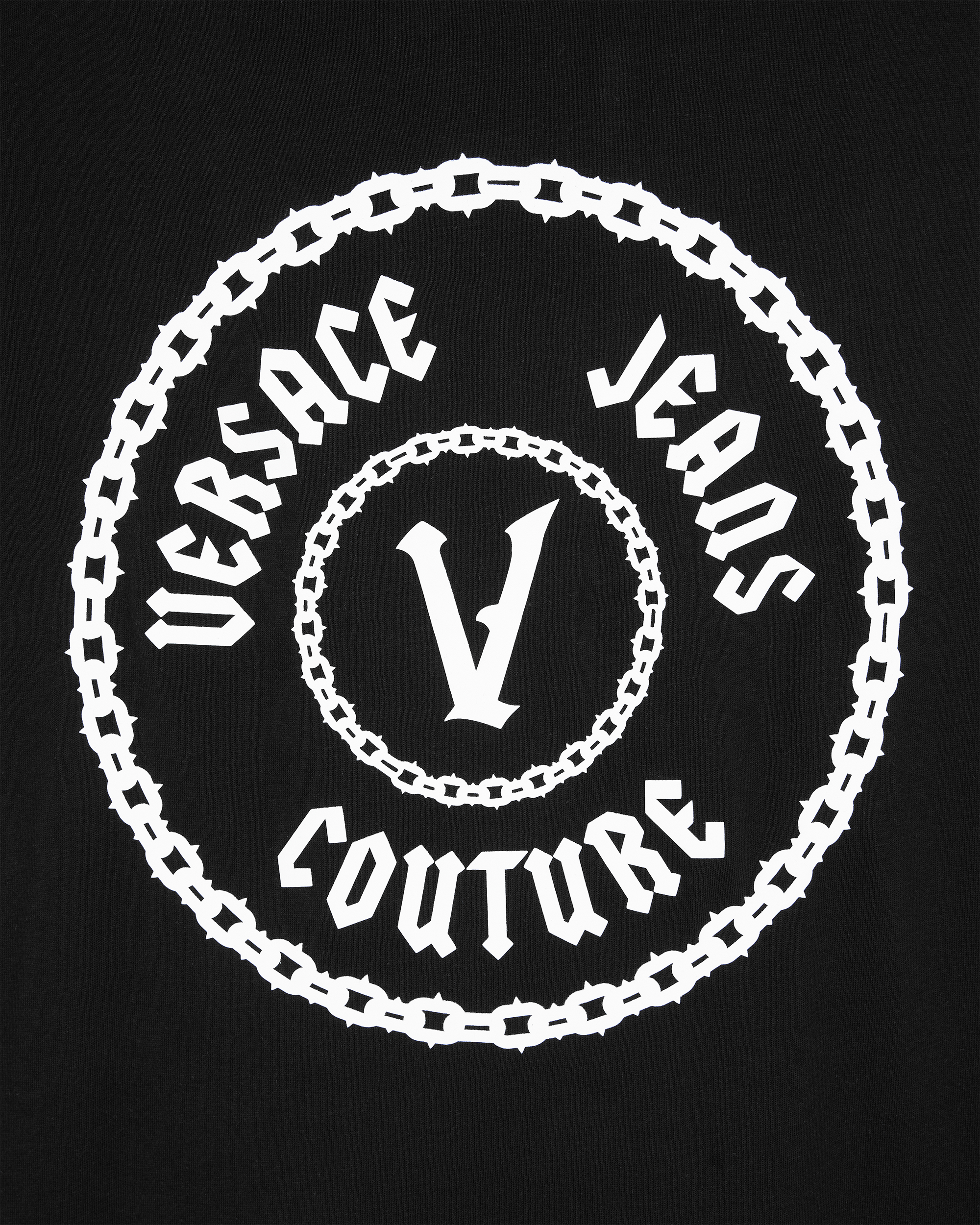 V-Emblem Metallic Logo T-Shirt