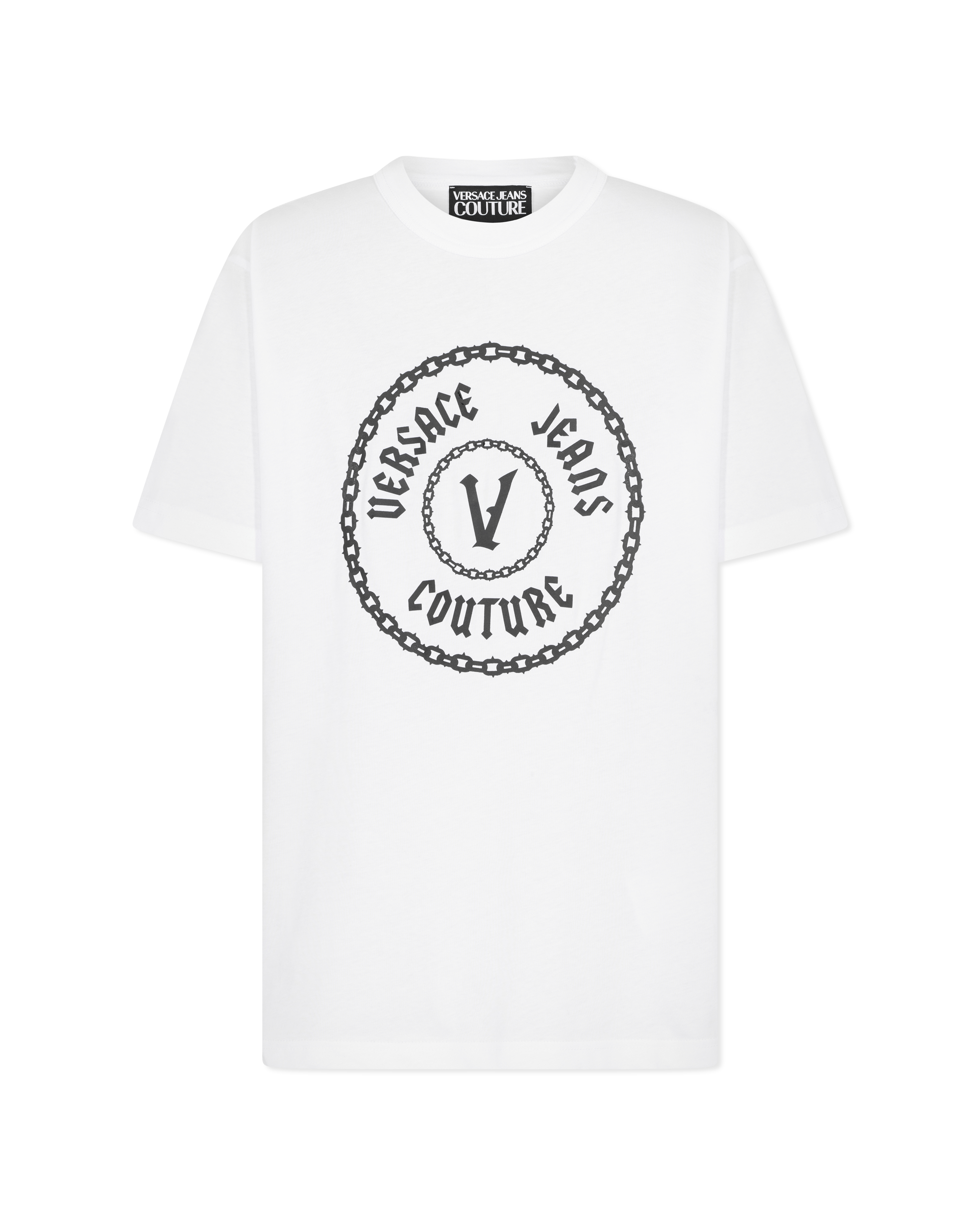 V-Emblem Metallic Logo T-Shirt