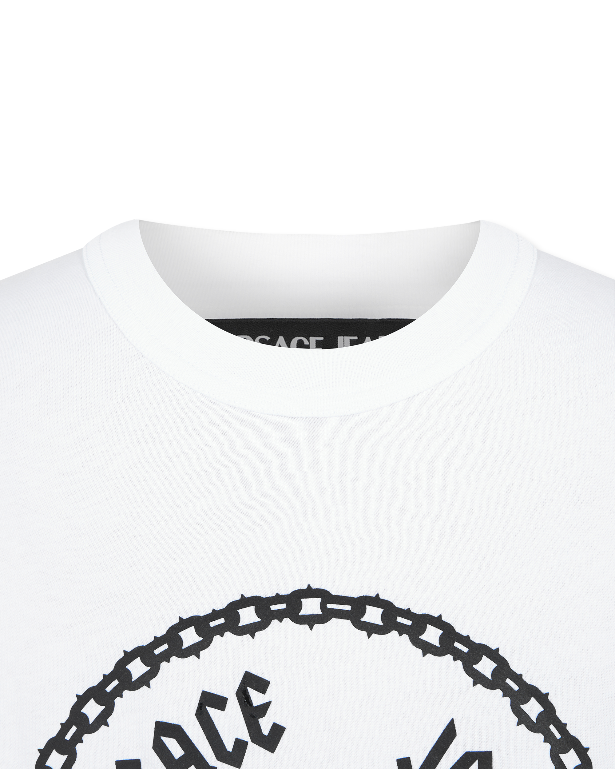 V-Emblem Metallic Logo T-Shirt