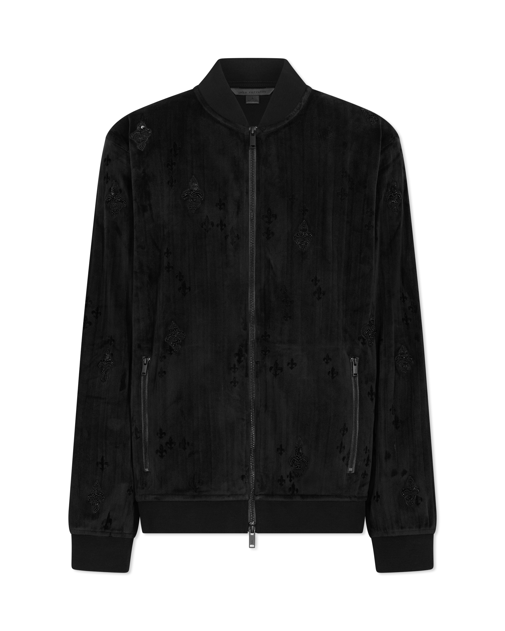 Clavier Velour Bomber Jacket