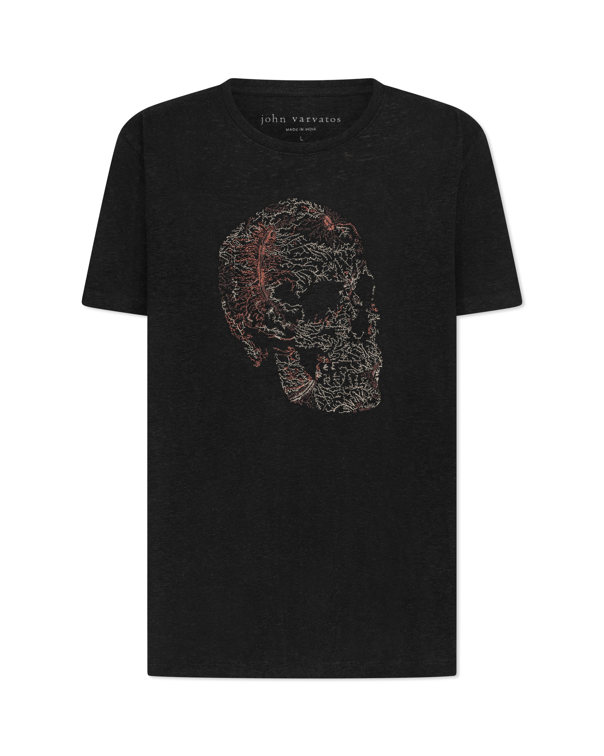 Embroidered Skull T-shirt